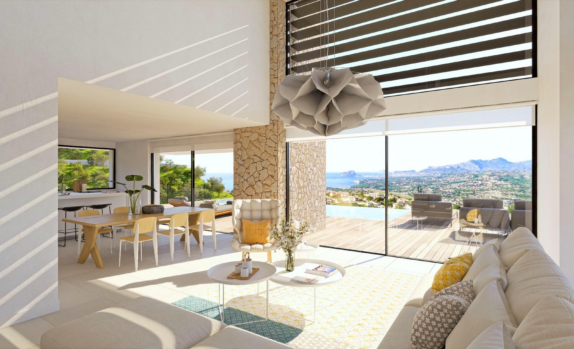 Villa Estrella luxury modern villa for sale Cumbre del Sol in Medvilla Spanje