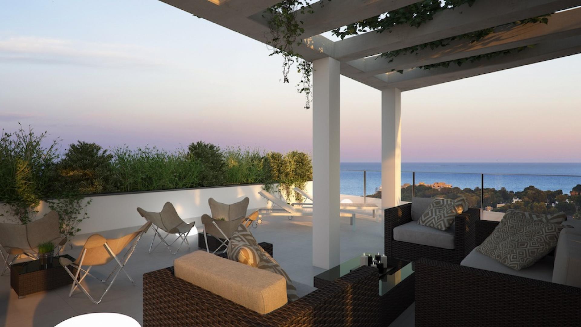 2 bedroom Apartment with terrace in Campoamor - Orihuela Costa in Medvilla Spanje