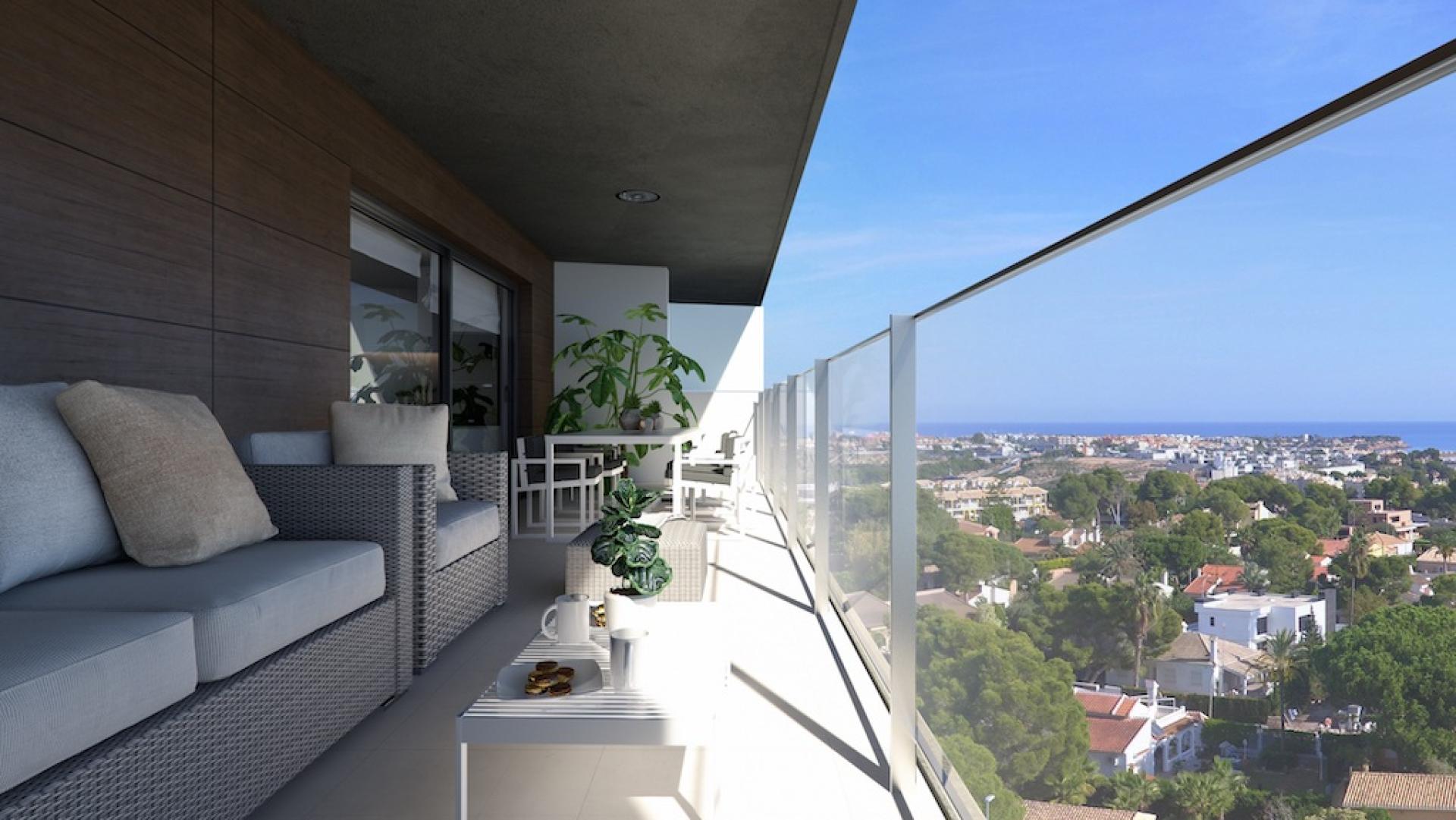 2 bedroom Apartment with terrace in Campoamor - Orihuela Costa in Medvilla Spanje