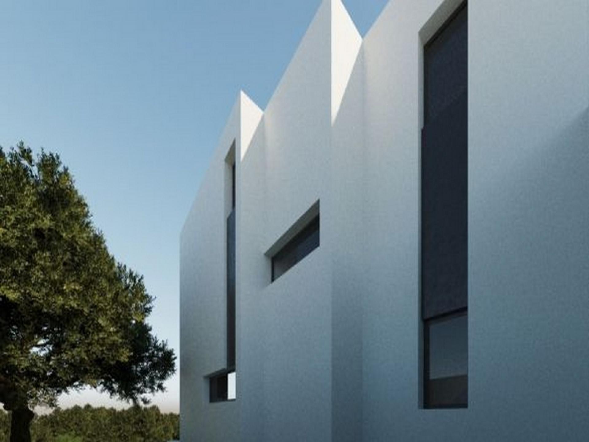 New build villa with sea and mountain views for sale Altea in Medvilla Spanje