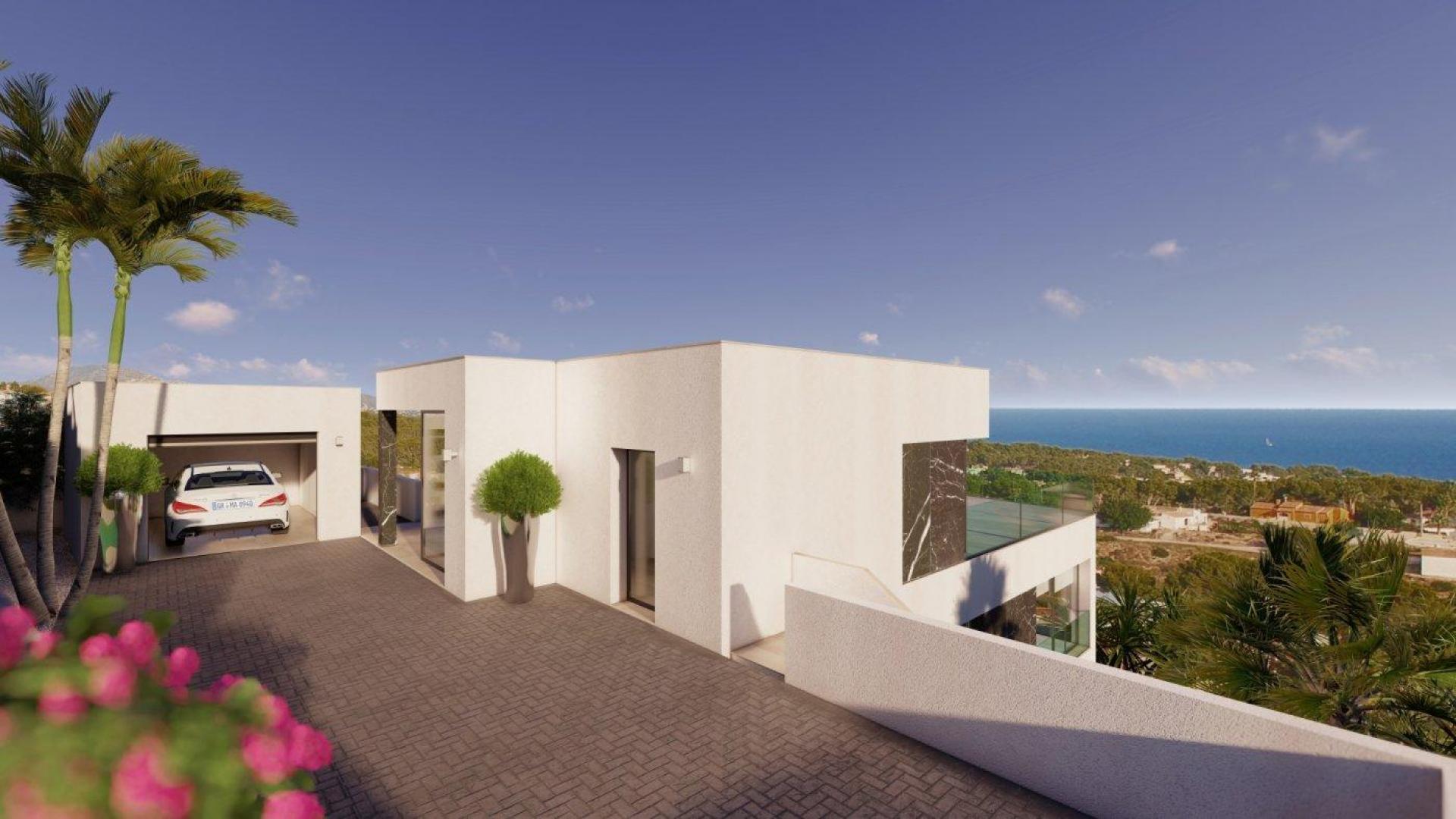 3 bedroom Villa in Calpe - New build in Medvilla Spanje
