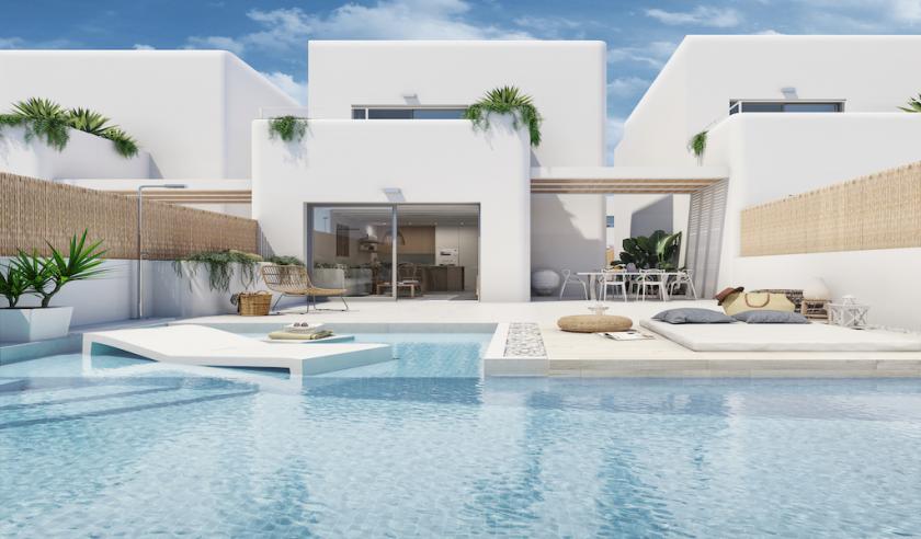 Modern villas with private pool in La Marina. in Medvilla Spanje