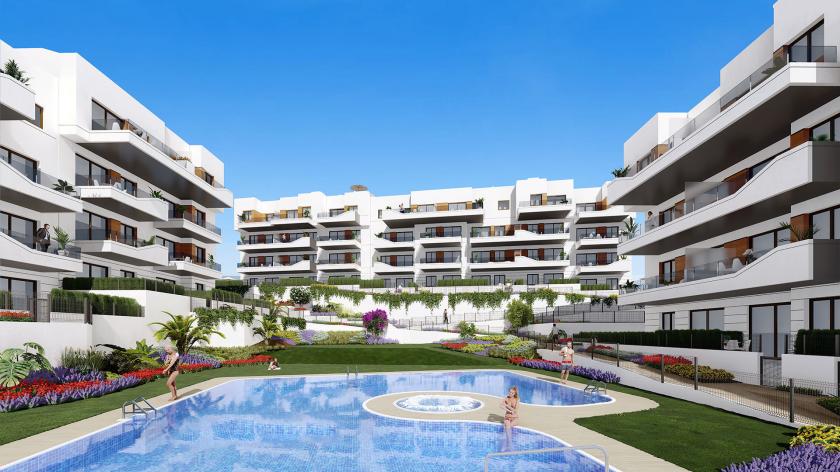 2 bedroom Apartment with terrace in Orihuela Costa - Villamartin in Medvilla Spanje