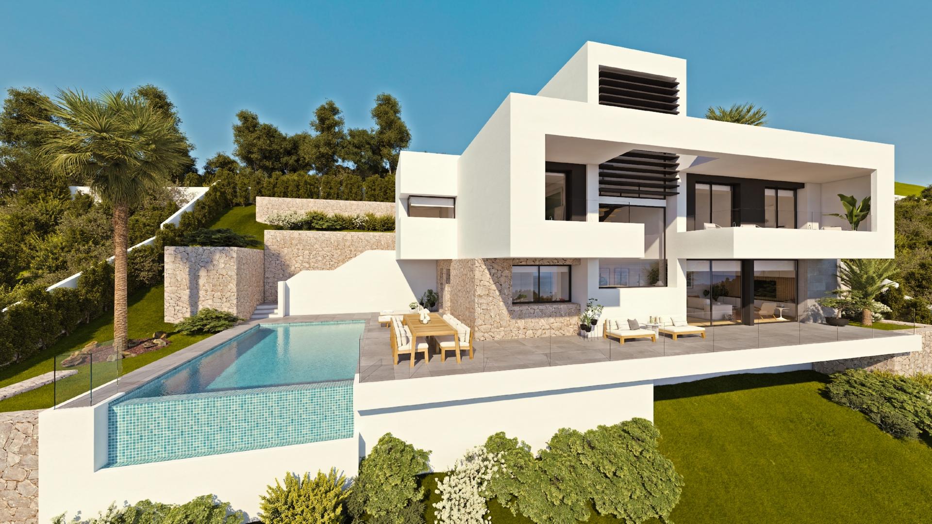 Top villa in Exclusive Area of the Mondaine Seaside Resort of Altea in Medvilla Spanje