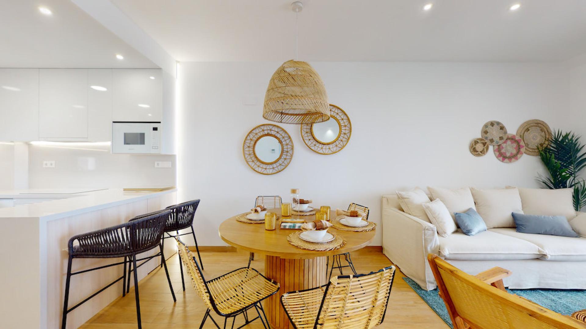 2 bedroom Apartments - solarium in Torrevieja in Medvilla Spanje