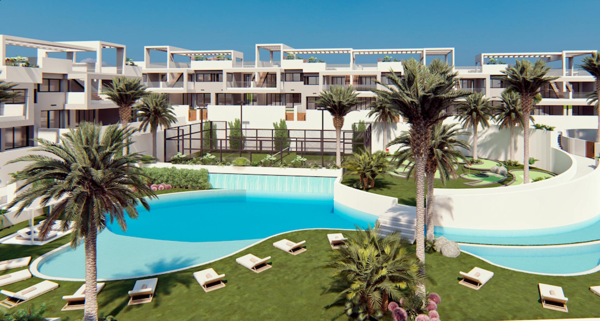 2 bedroom Apartments - solarium in Torrevieja in Medvilla Spanje