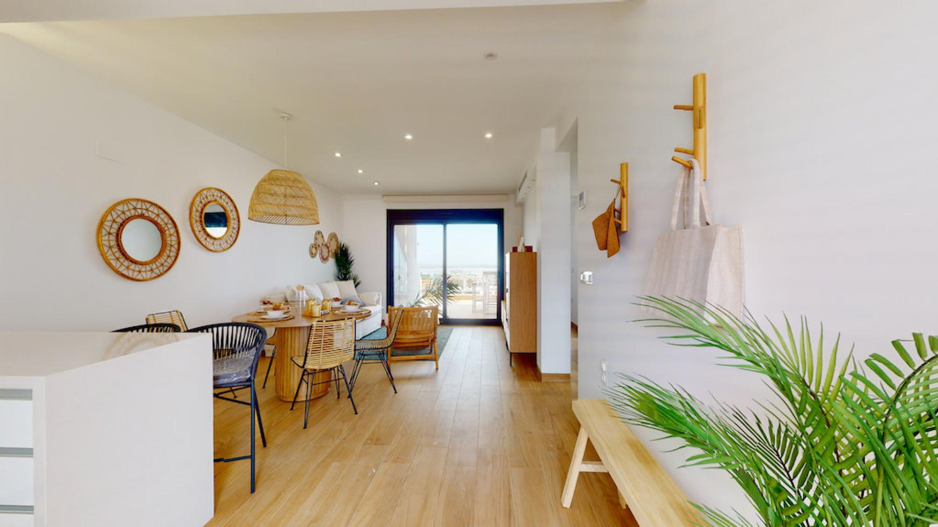 2 bedroom Apartments - solarium in Torrevieja in Medvilla Spanje
