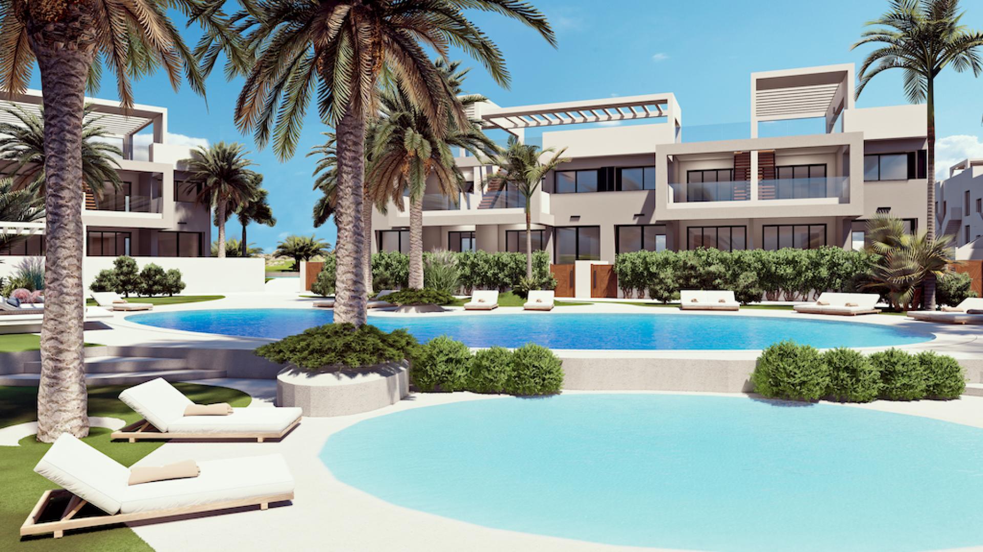 2 bedroom Apartments - solarium in Torrevieja in Medvilla Spanje