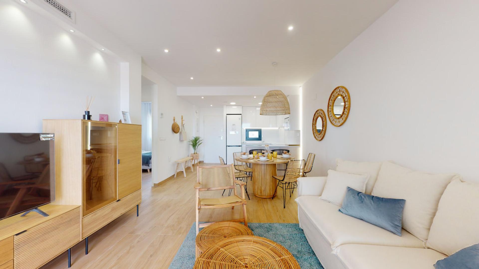 2 bedroom Apartments - solarium in Torrevieja in Medvilla Spanje