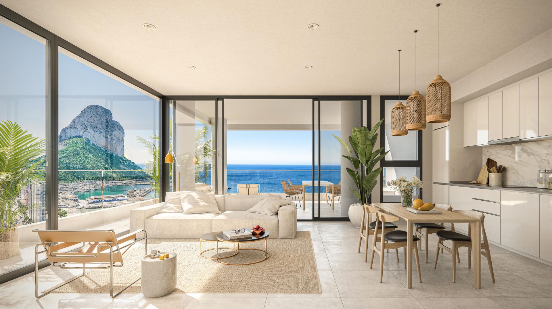 3 bedroom Apartment with terrace in Calpe in Medvilla Spanje
