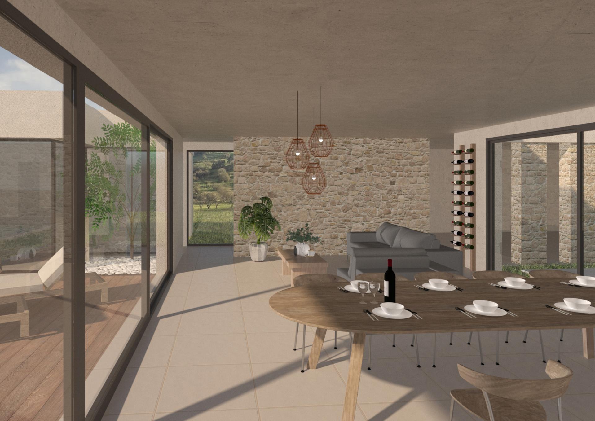 Your own villa in the middle of a vineyard near Yecla in Medvilla Spanje