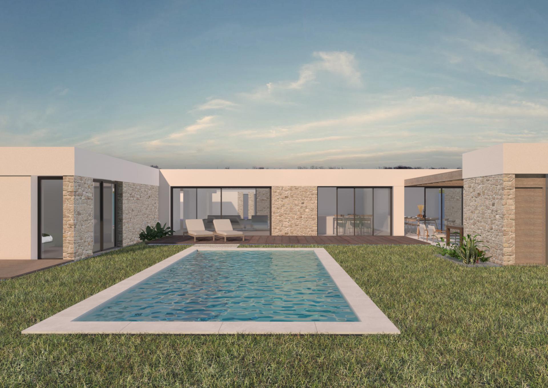 Your own villa in the middle of a vineyard near Yecla in Medvilla Spanje