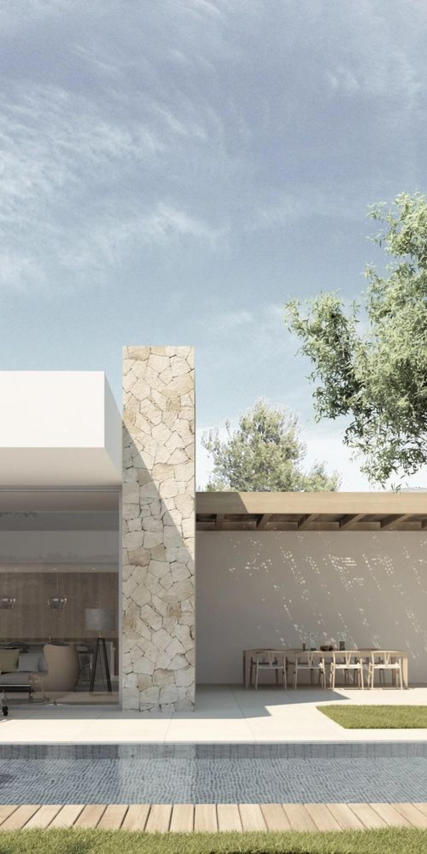 Your own villa in the middle of a vineyard near Yecla in Medvilla Spanje