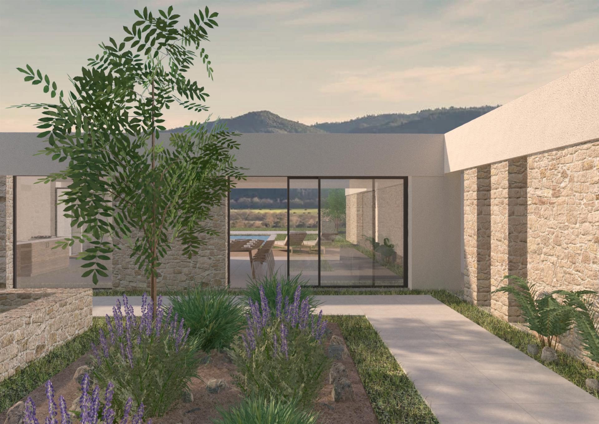 Your own villa in the middle of a vineyard near Yecla in Medvilla Spanje