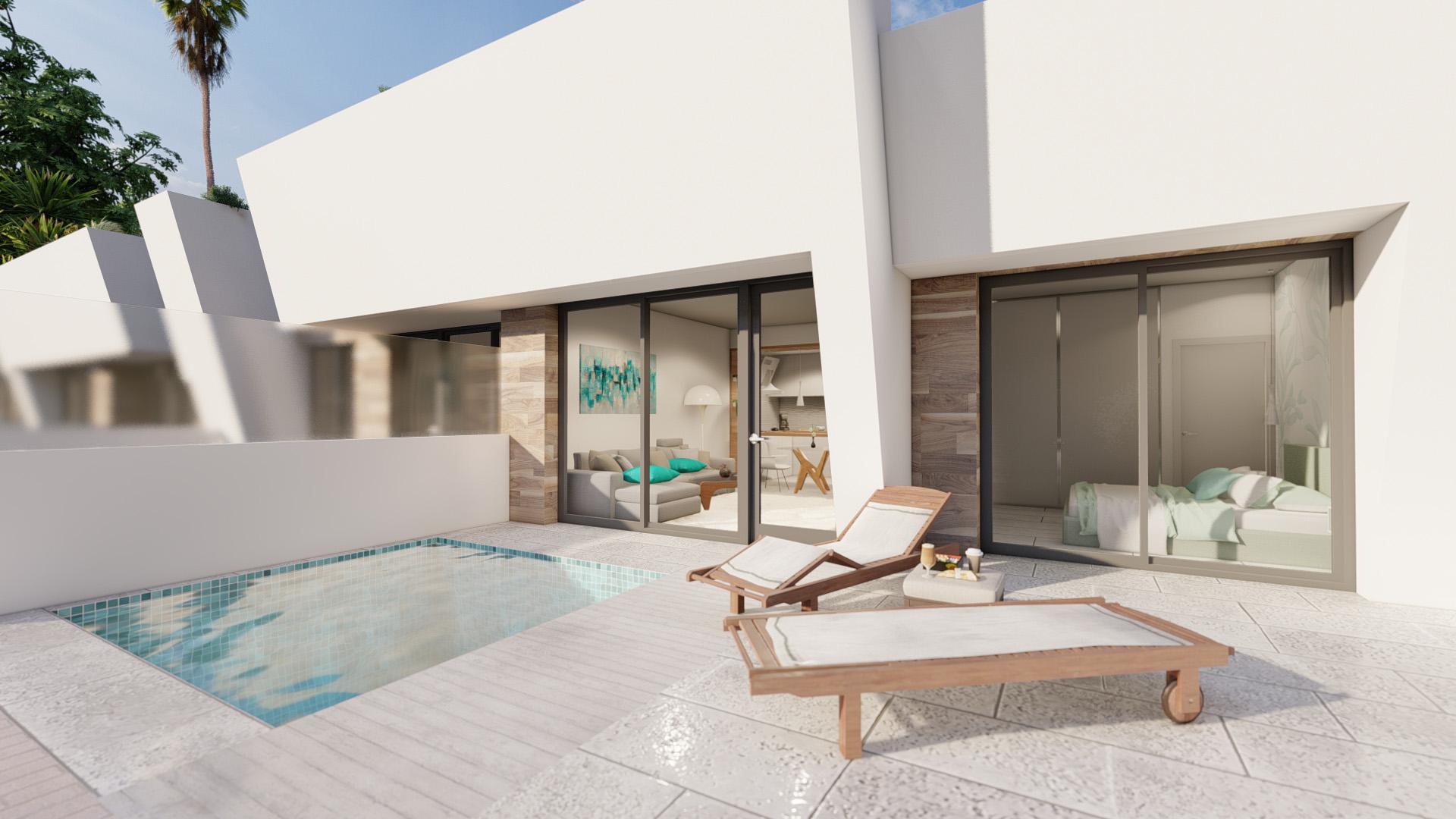 2 bedroom Villa in Torre Pacheco in Medvilla Spanje
