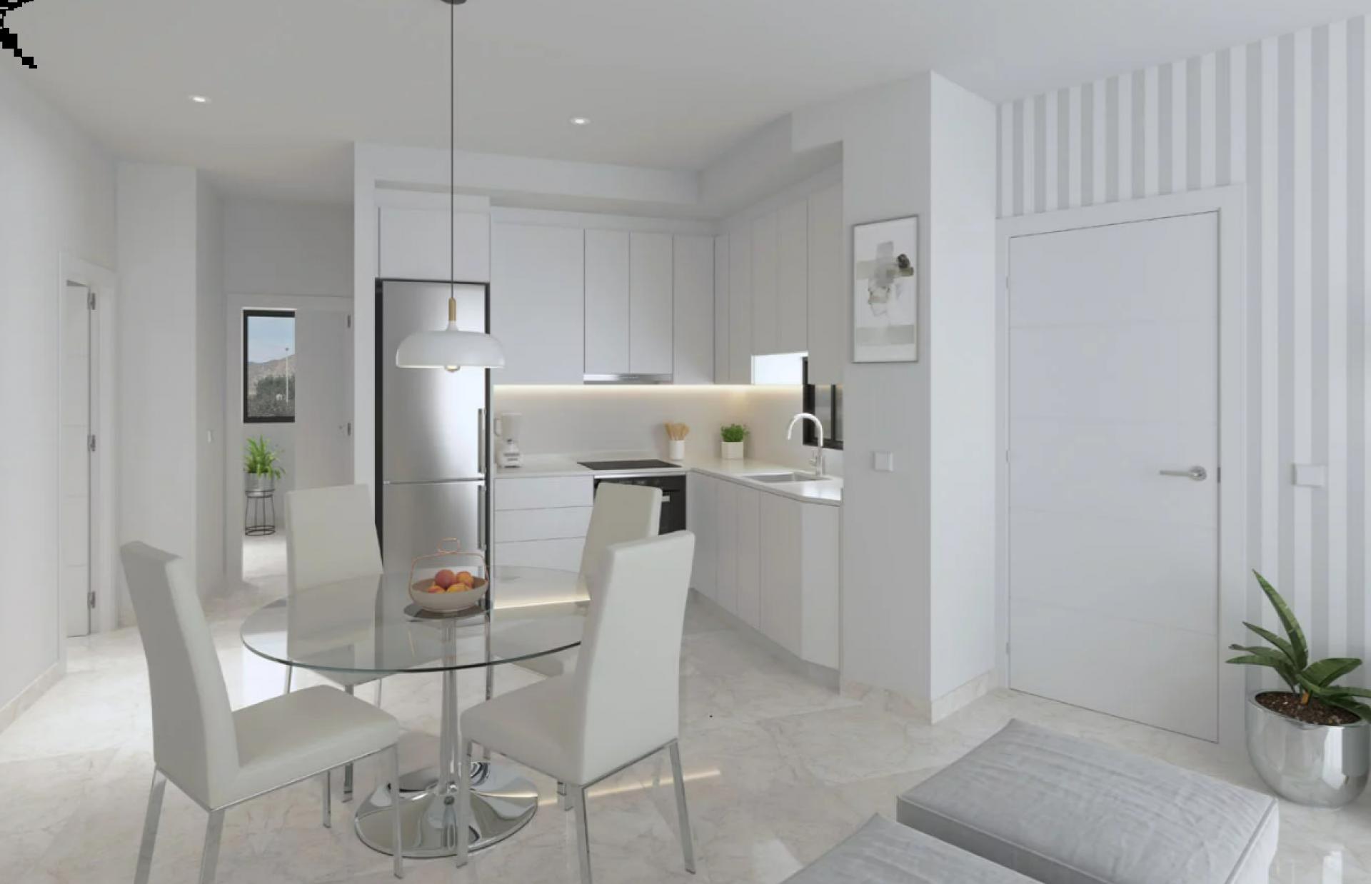 2 bedroom Apartment with garden in Puerto de Mazarron in Medvilla Spanje