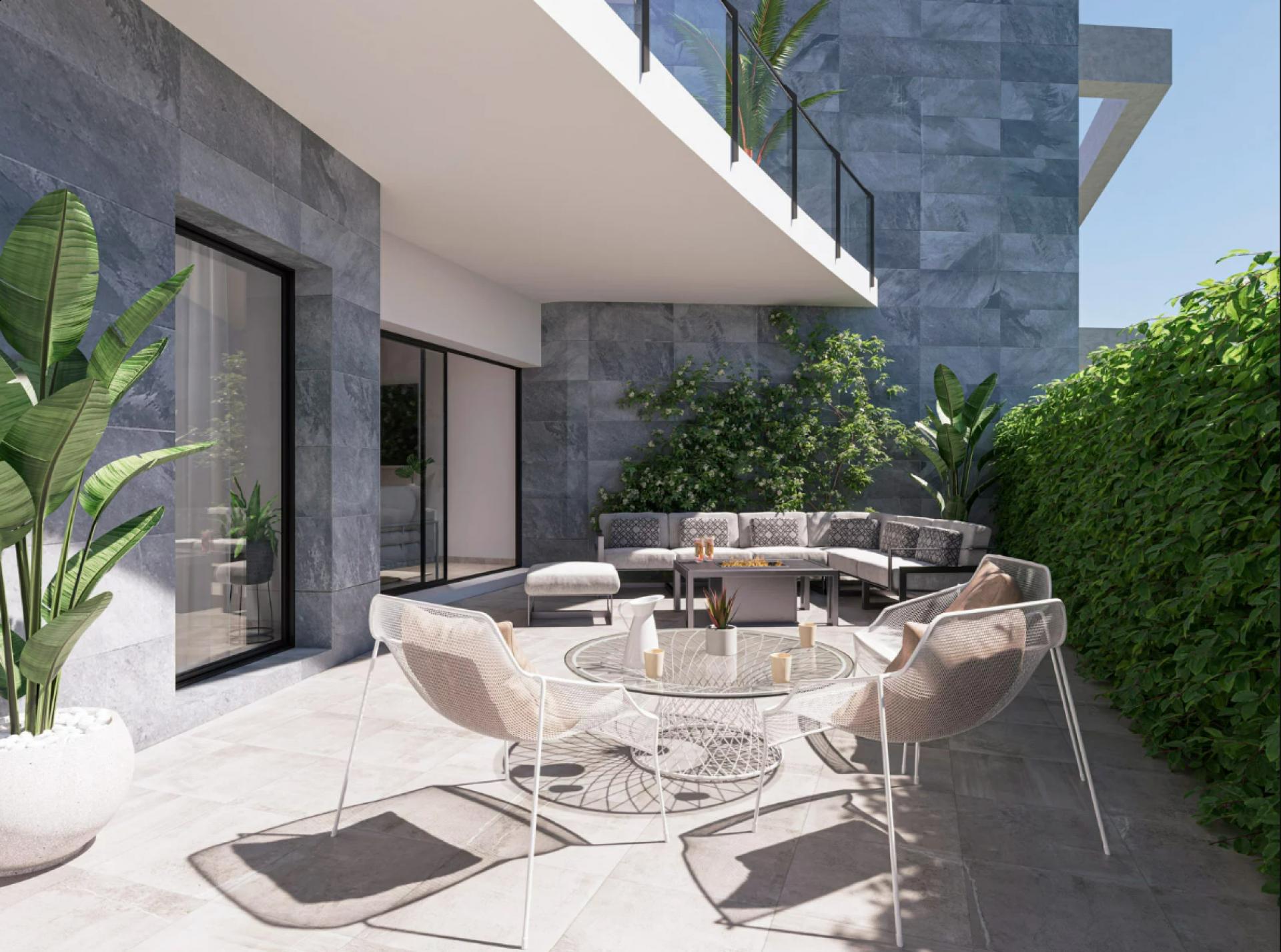 2 bedroom Apartment with garden in Puerto de Mazarron in Medvilla Spanje