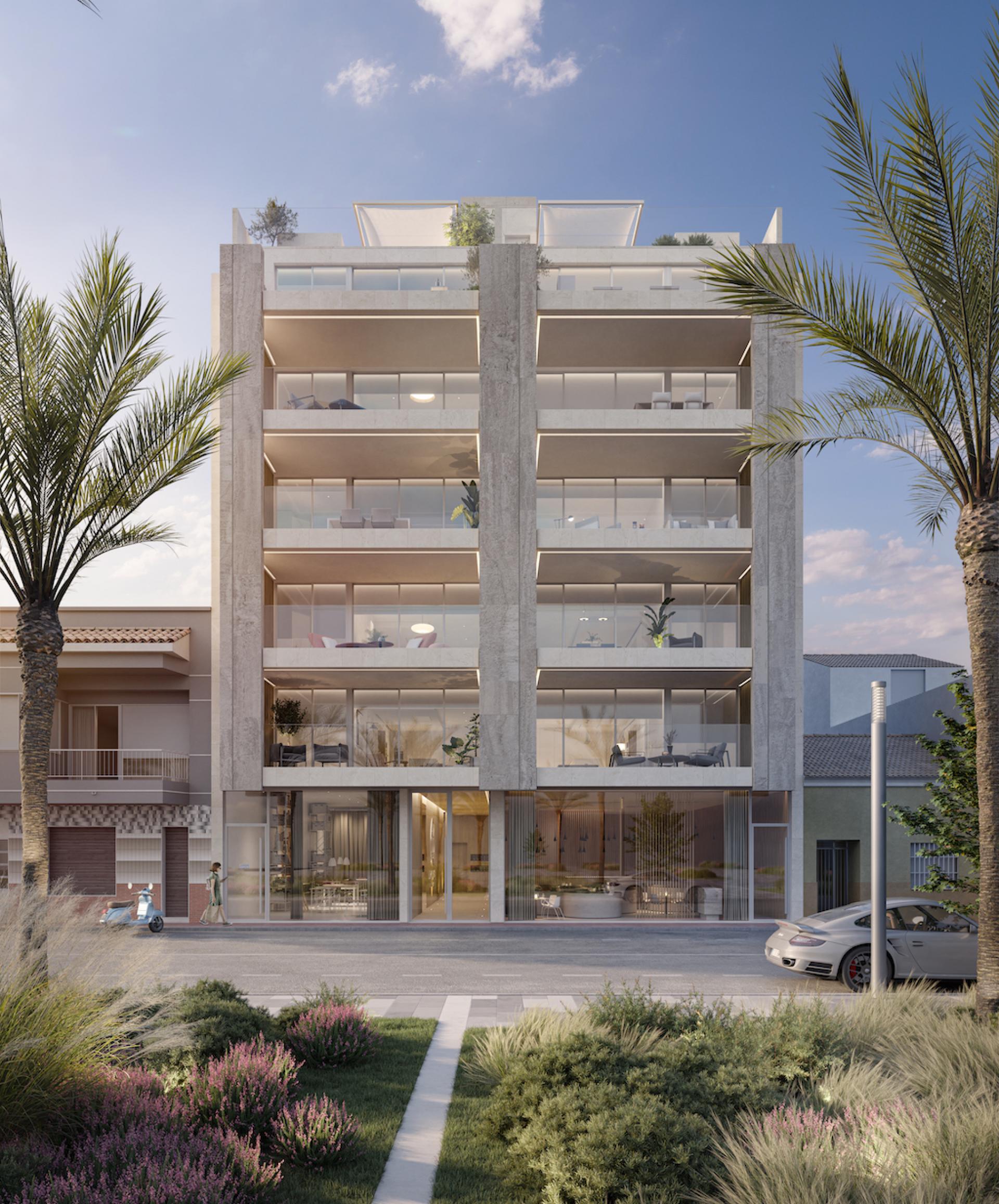3 bedroom Apartments - solarium in La Mata in Medvilla Spanje