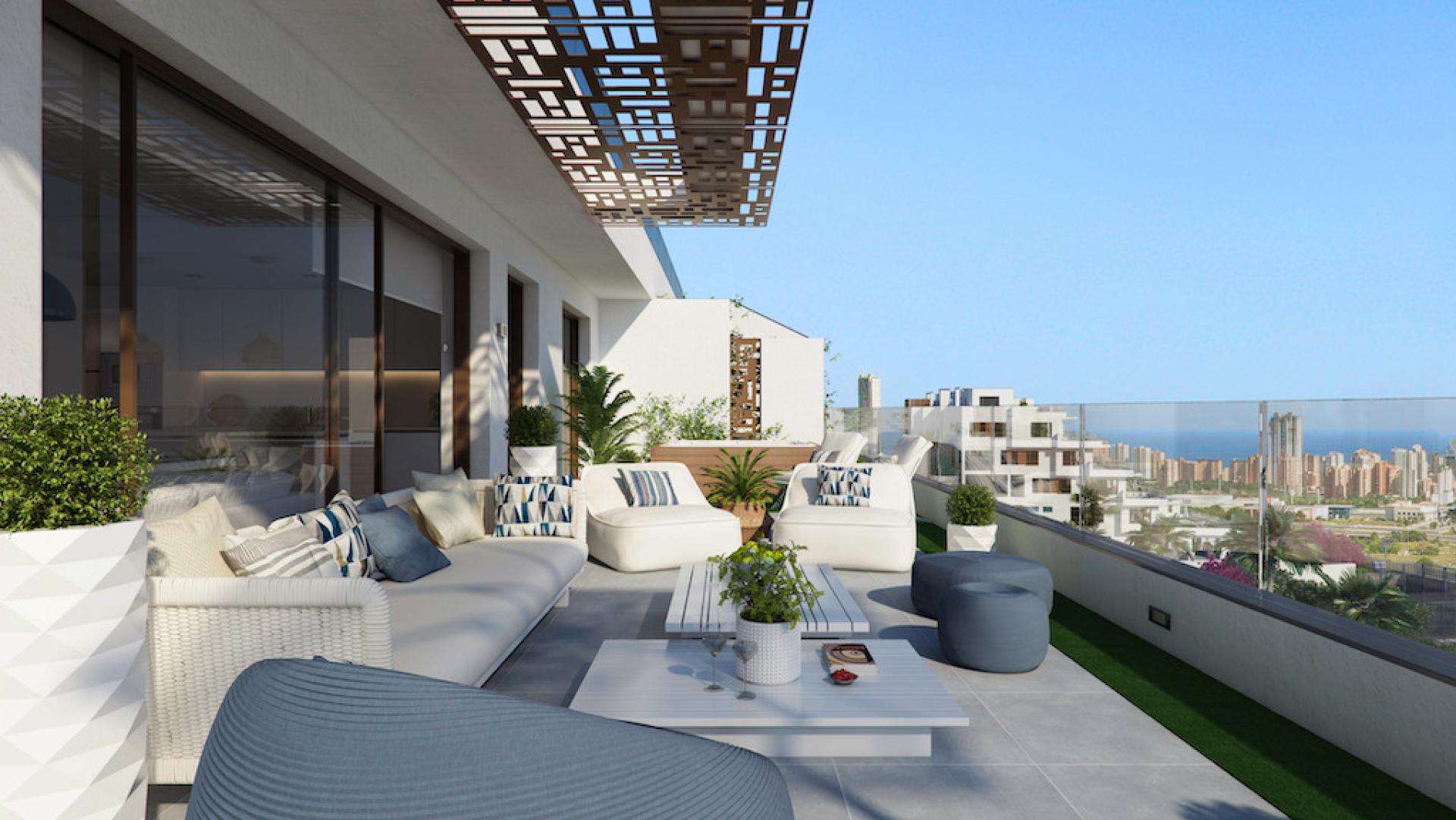 2 bedroom Duplex in Benidorm in Medvilla Spanje