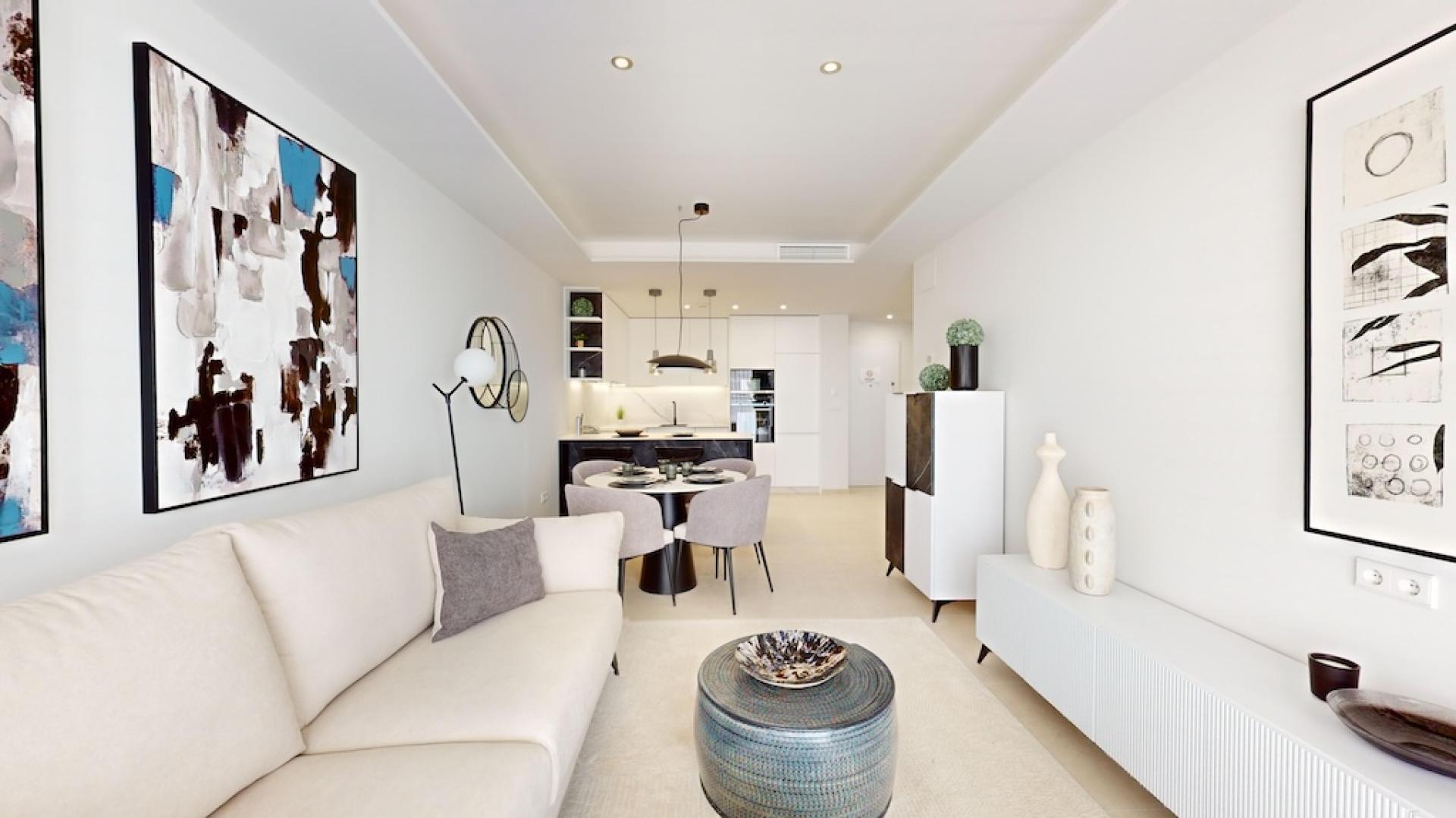 2 bedroom Apartments - solarium in Cabo Roig - Orihuela Costa in Medvilla Spanje