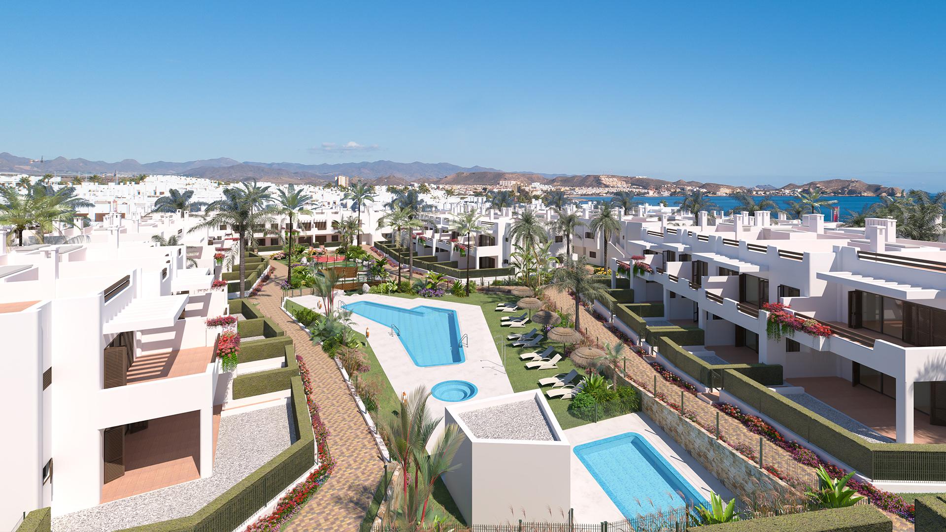 3 bedroom Apartment with garden in Mar de Pulpi in Medvilla Spanje
