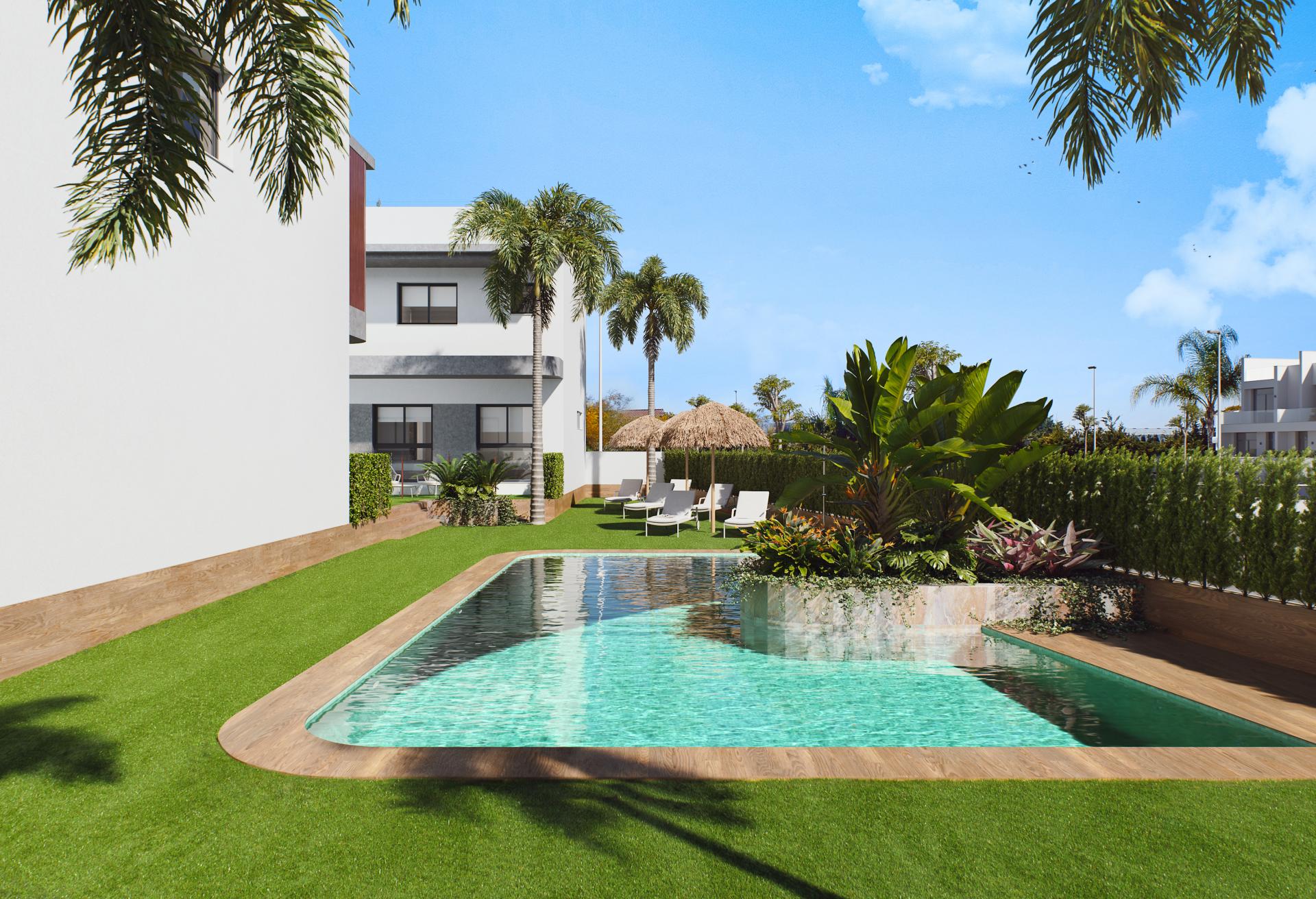 2 bedroom Apartment with garden in Pilar de la Horadada in Medvilla Spanje