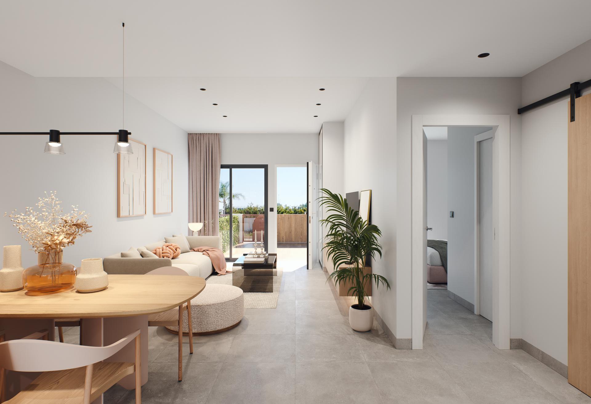 2 bedroom Apartment with garden in Pilar de la Horadada in Medvilla Spanje
