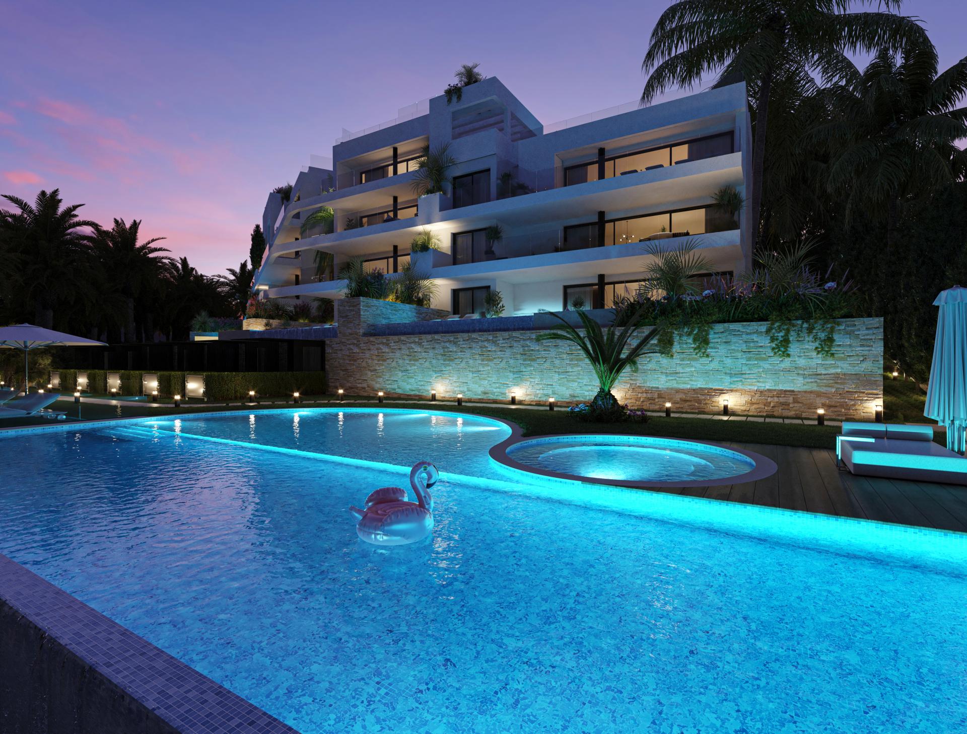 3 bedroom Apartments - solarium in Las Colinas Golf in Medvilla Spanje