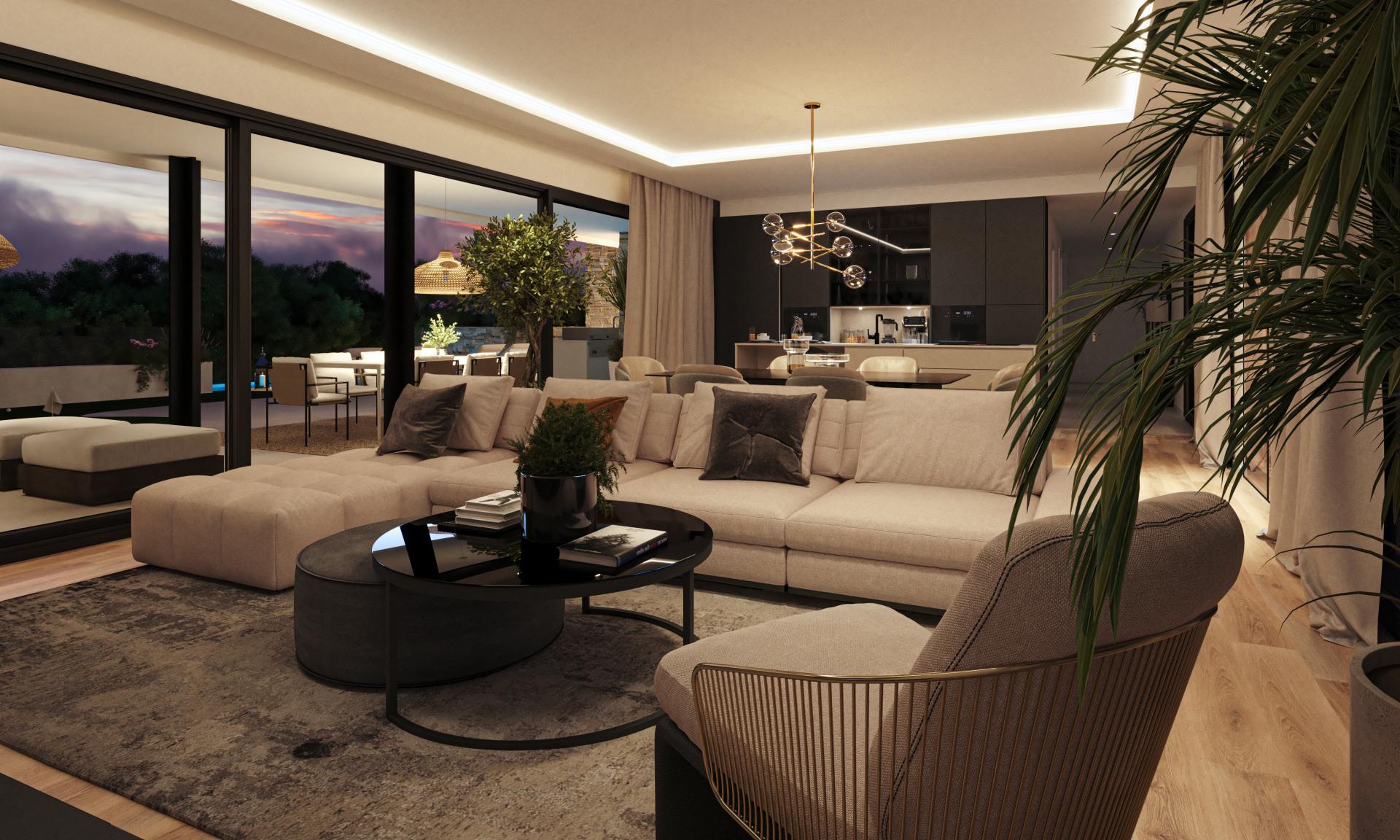 3 bedroom Apartments - solarium in Las Colinas Golf in Medvilla Spanje