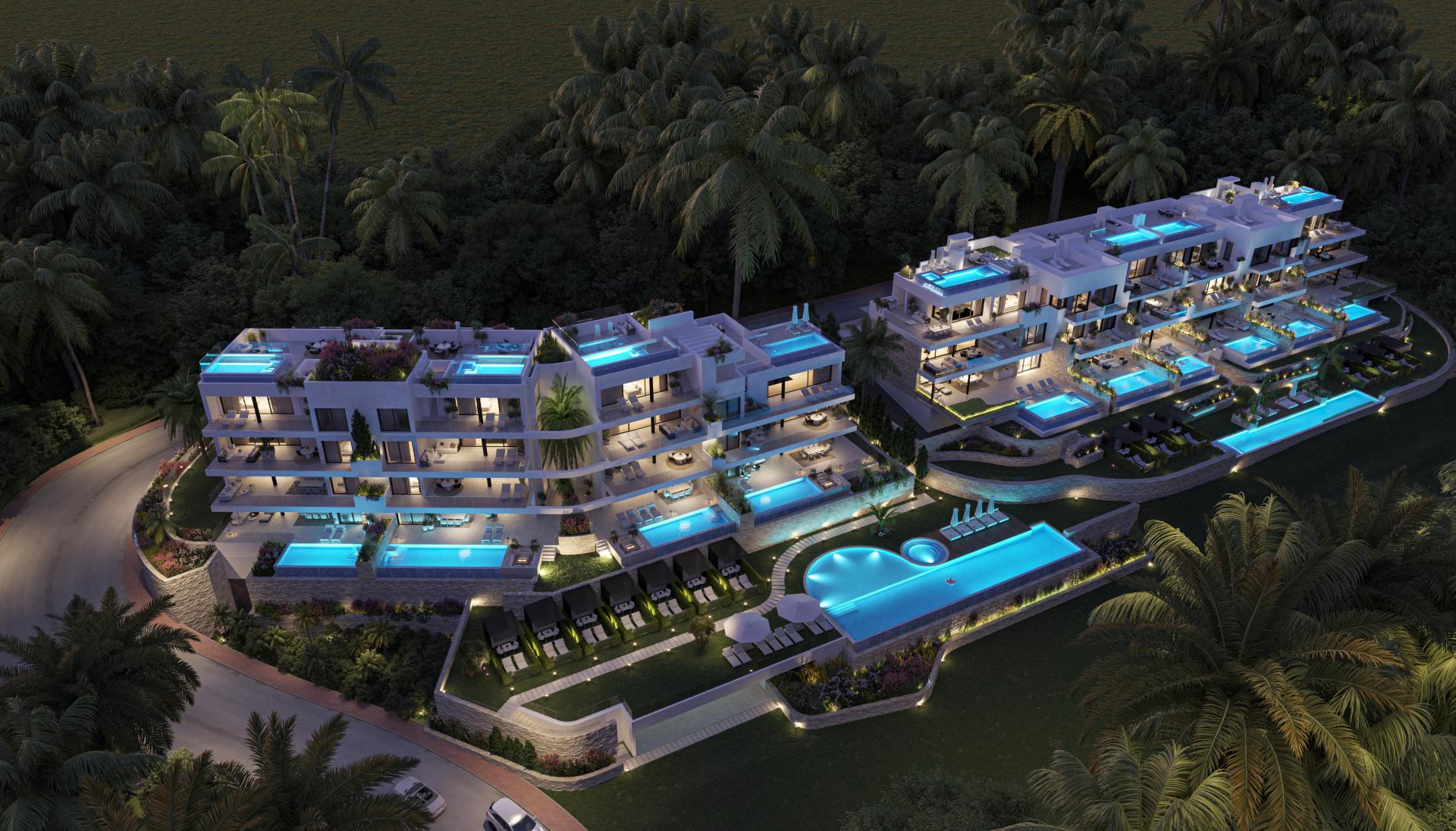 3 bedroom Apartments - solarium in Las Colinas Golf in Medvilla Spanje