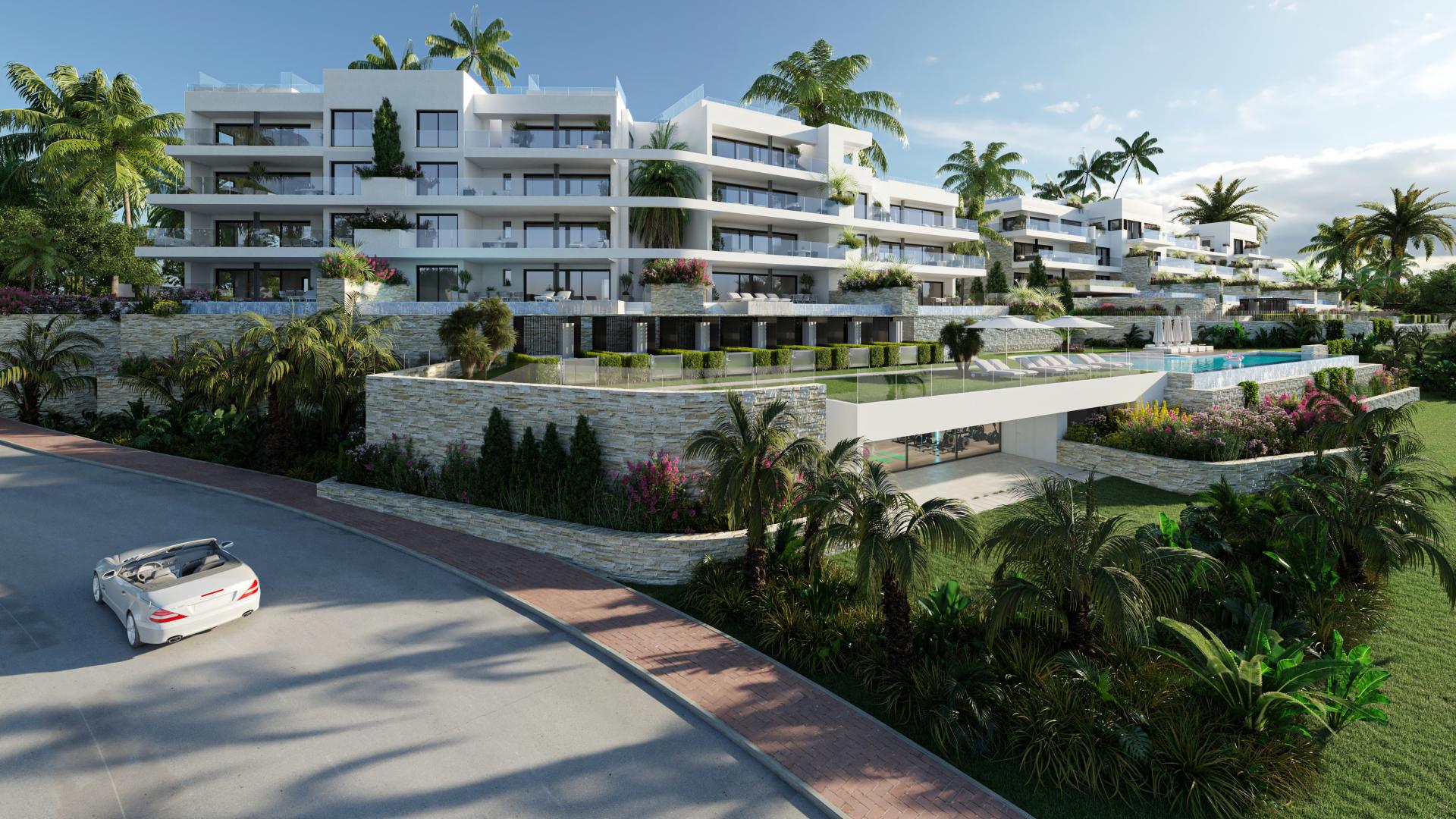 3 bedroom Apartments - solarium in Las Colinas Golf in Medvilla Spanje