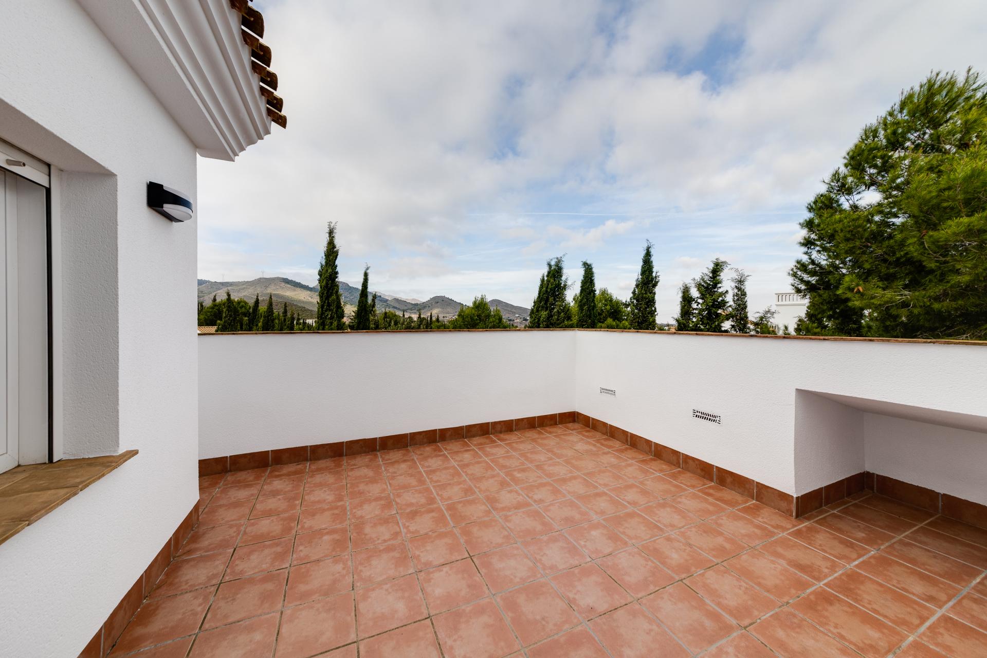 Semi-detached villa with a Spanish touch in Los Altos de las Palas ( Murcia ) in Medvilla Spanje