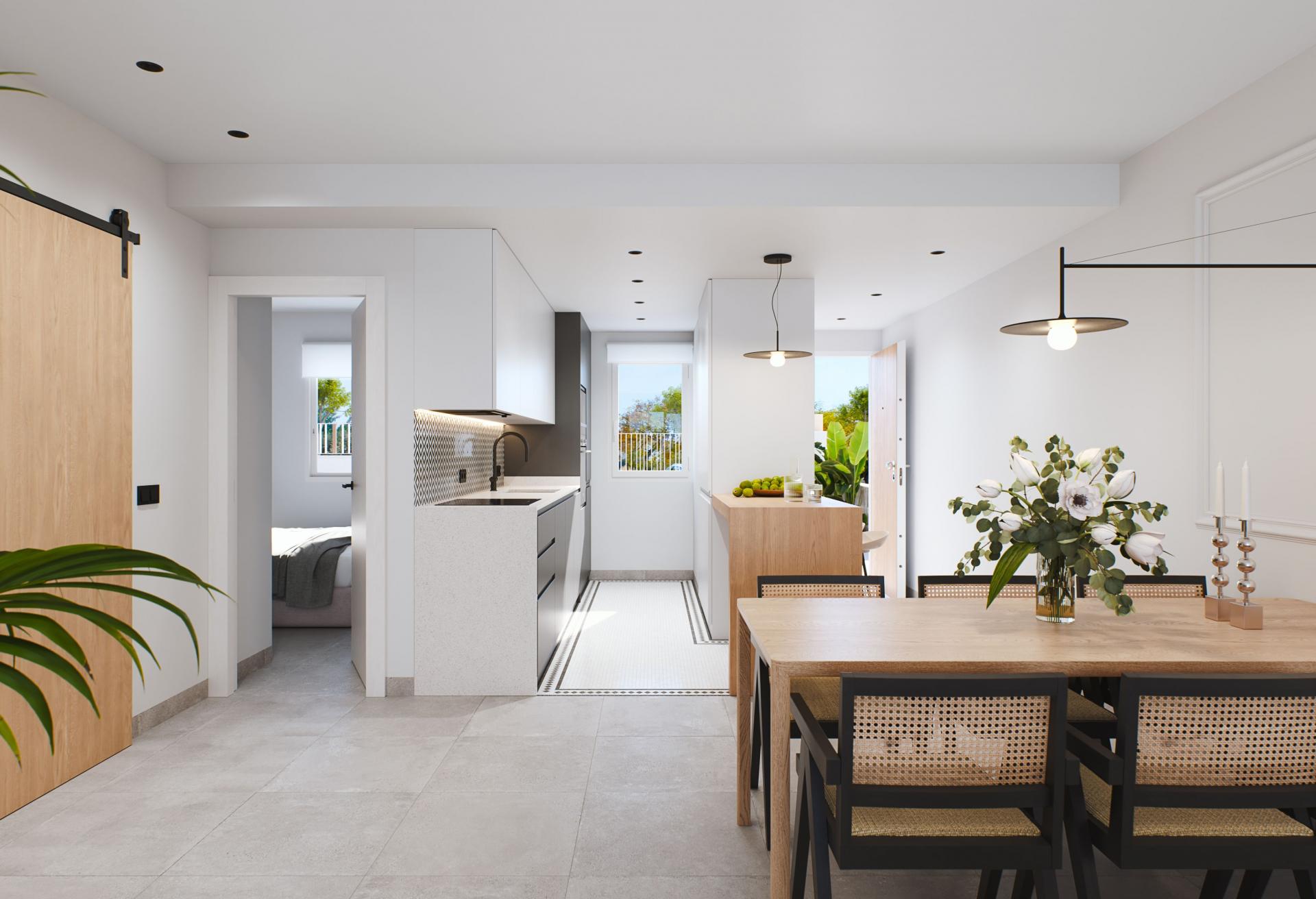2 bedroom Apartments - solarium in Pilar de la Horadada in Medvilla Spanje
