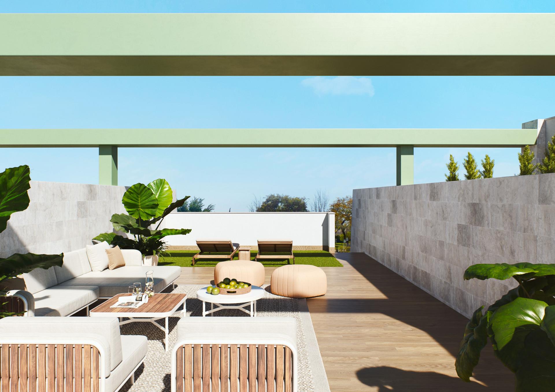 3 bedroom Apartments - solarium in Pilar de la Horadada in Medvilla Spanje