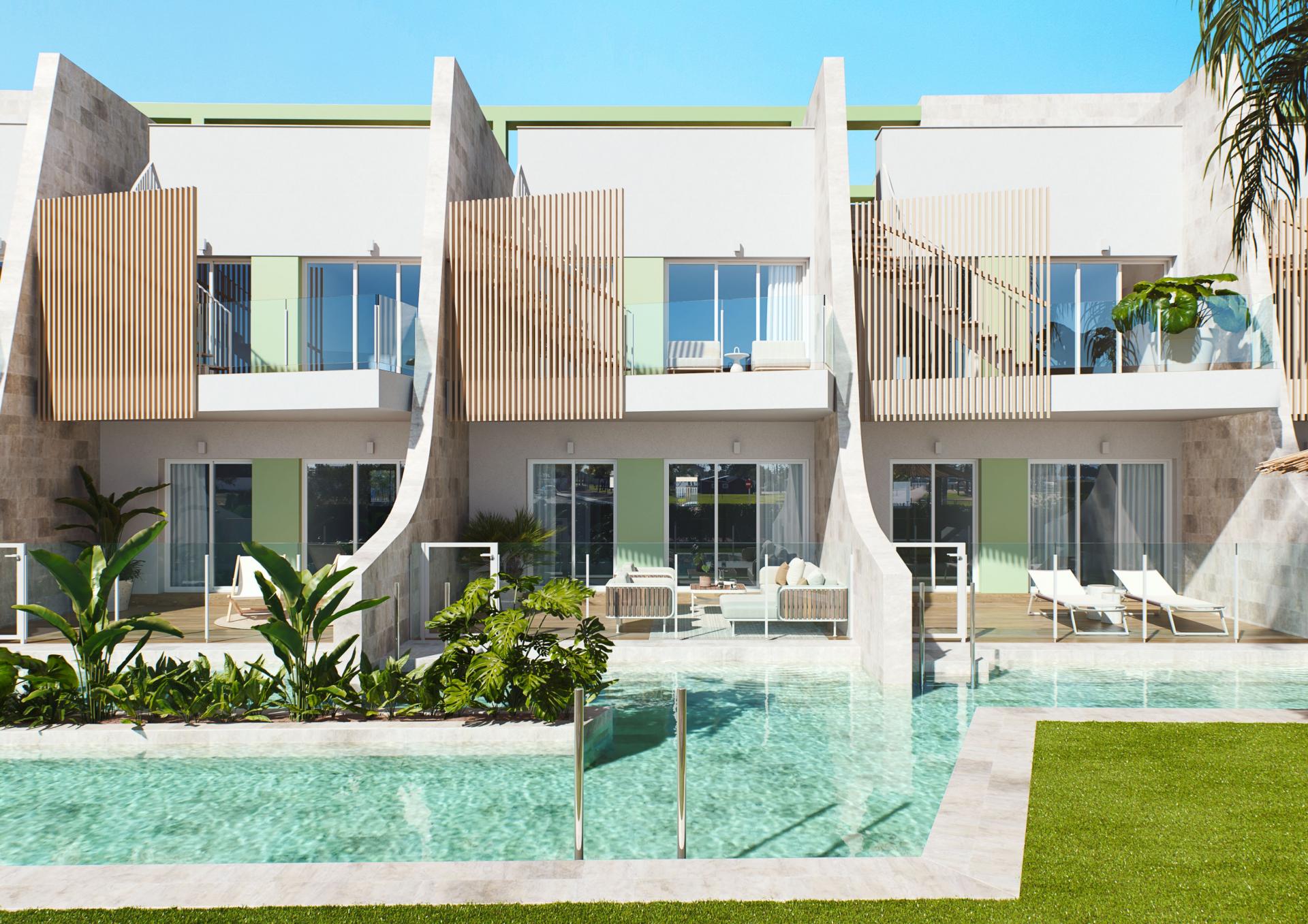 3 bedroom Apartments - solarium in Pilar de la Horadada in Medvilla Spanje