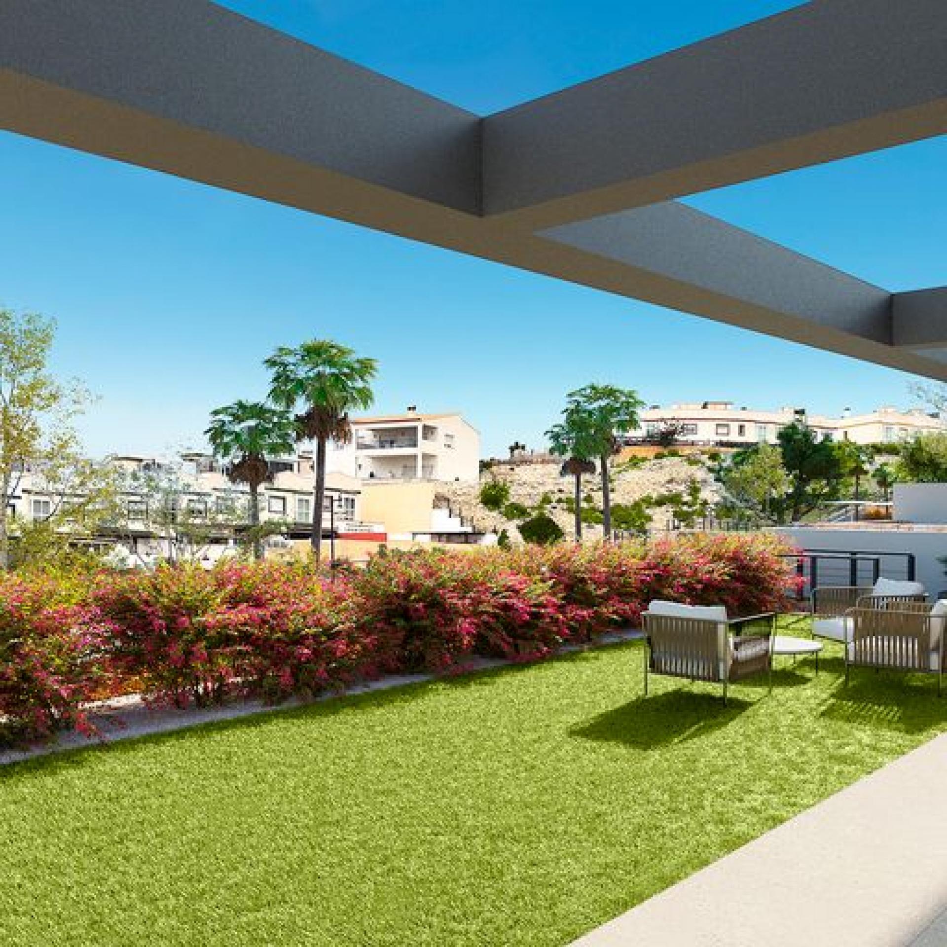 2 bedroom Apartment with terrace in Finestrat in Medvilla Spanje