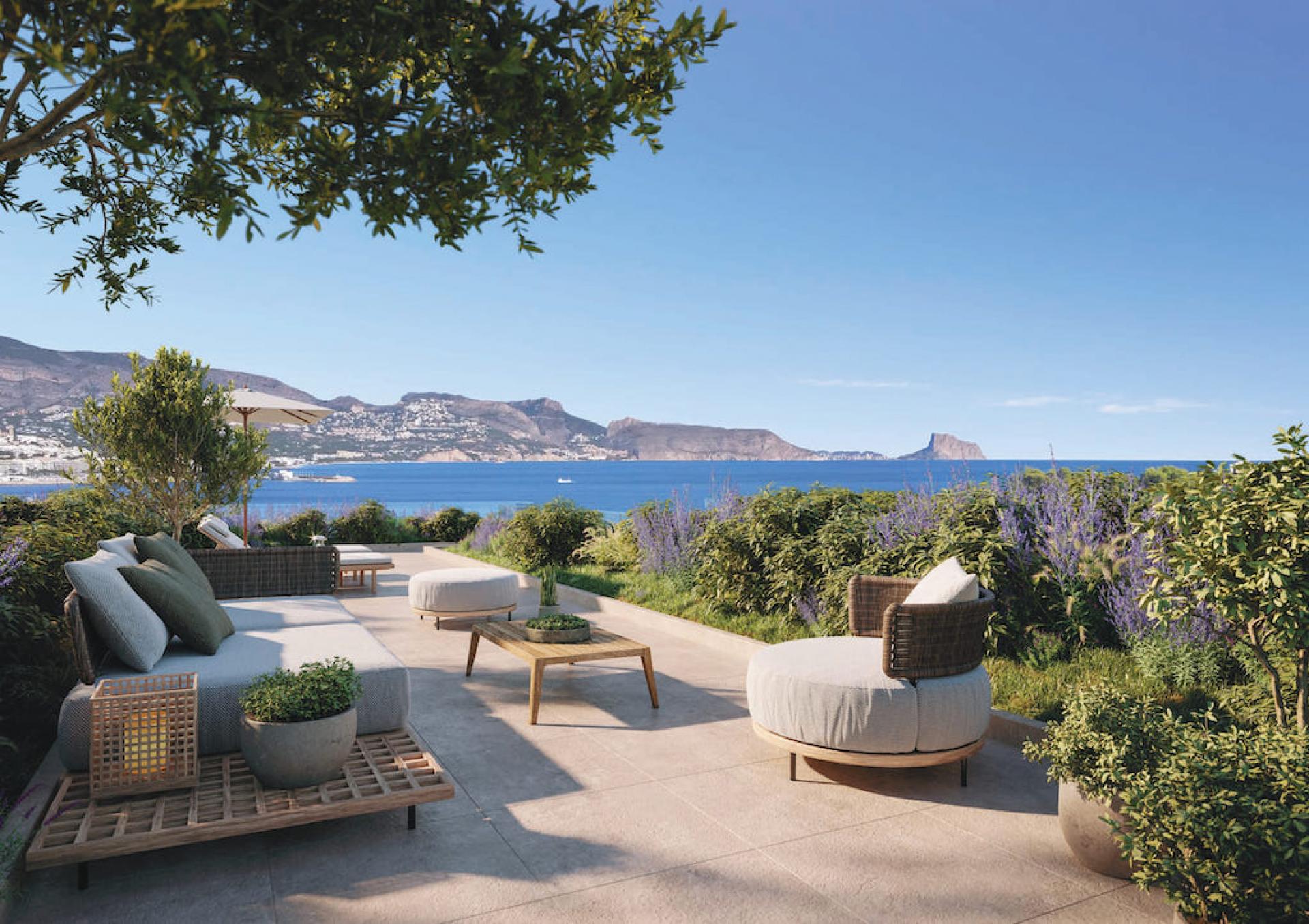 1 bedroom Apartment with terrace in Albir in Medvilla Spanje