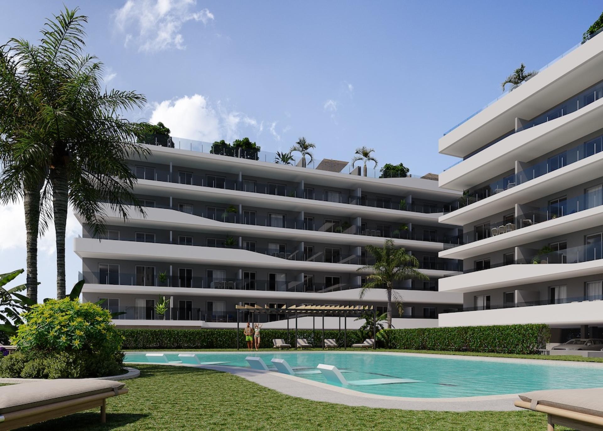 2 bedroom Apartment with terrace in Santa Pola in Medvilla Spanje