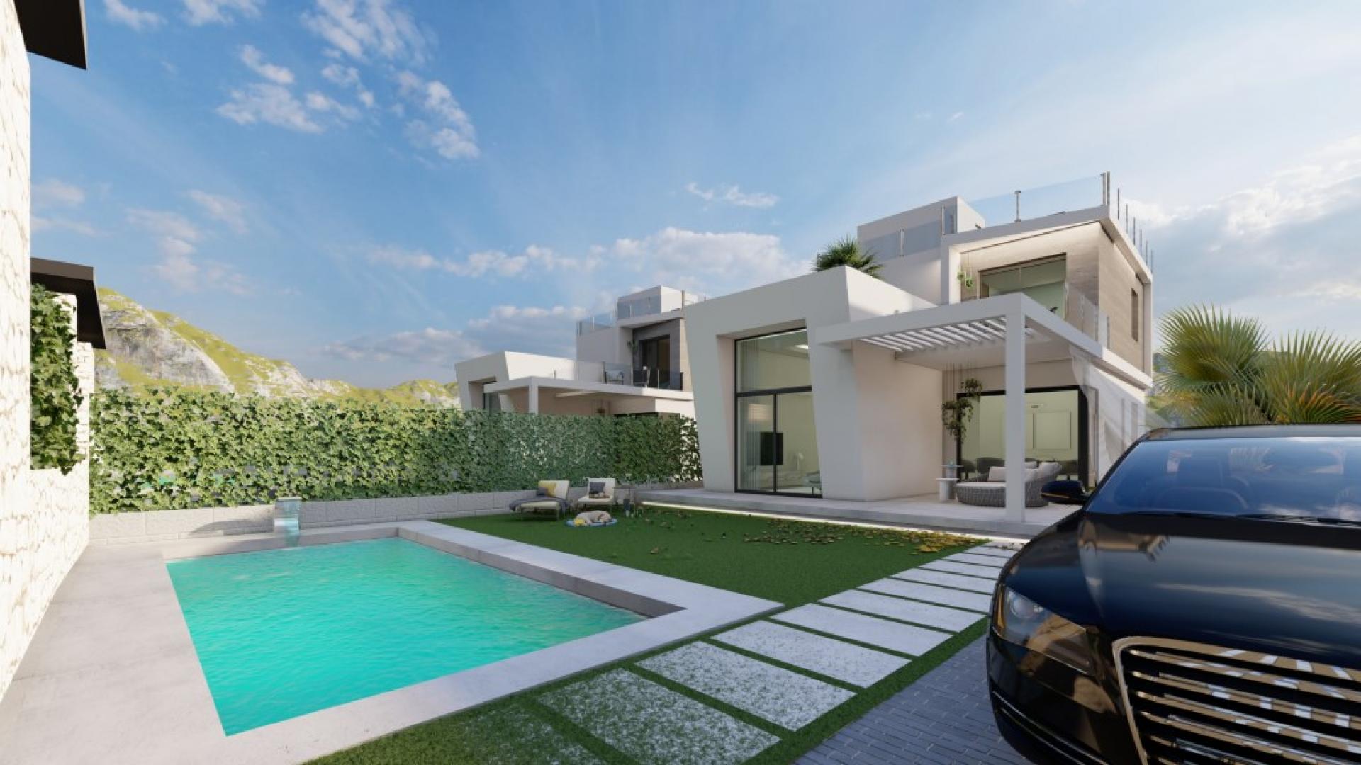 3 bedroom Villa in Finestrat - New build in Medvilla Spanje