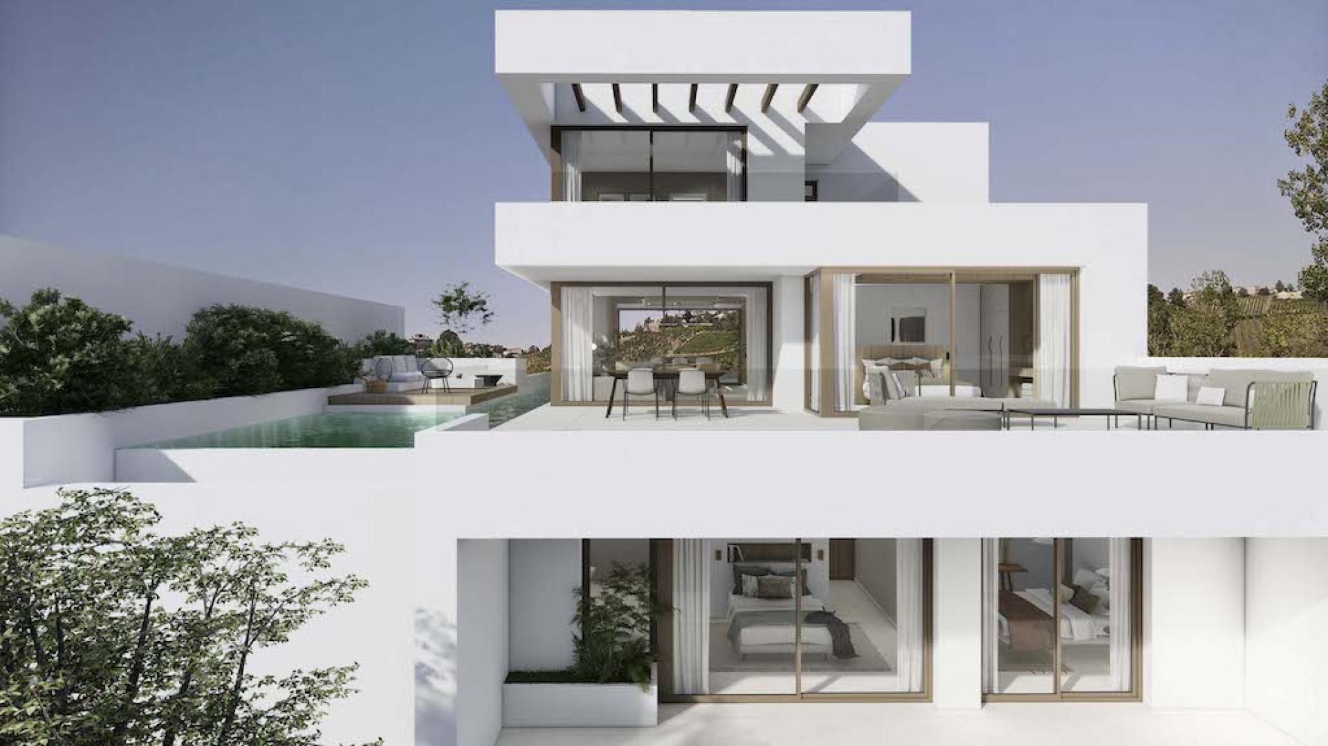 3 bedroom Villa in Finestrat - New build in Medvilla Spanje