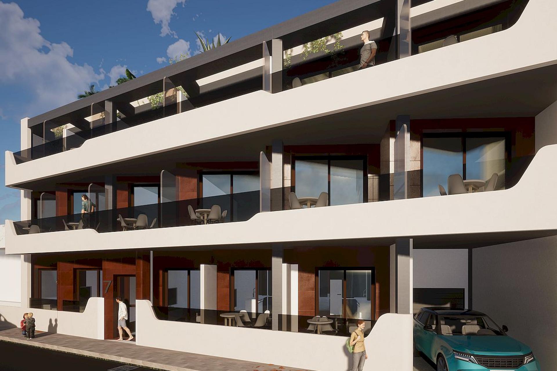 1 bedroom Apartment with terrace in Torrevieja - New build in Medvilla Spanje