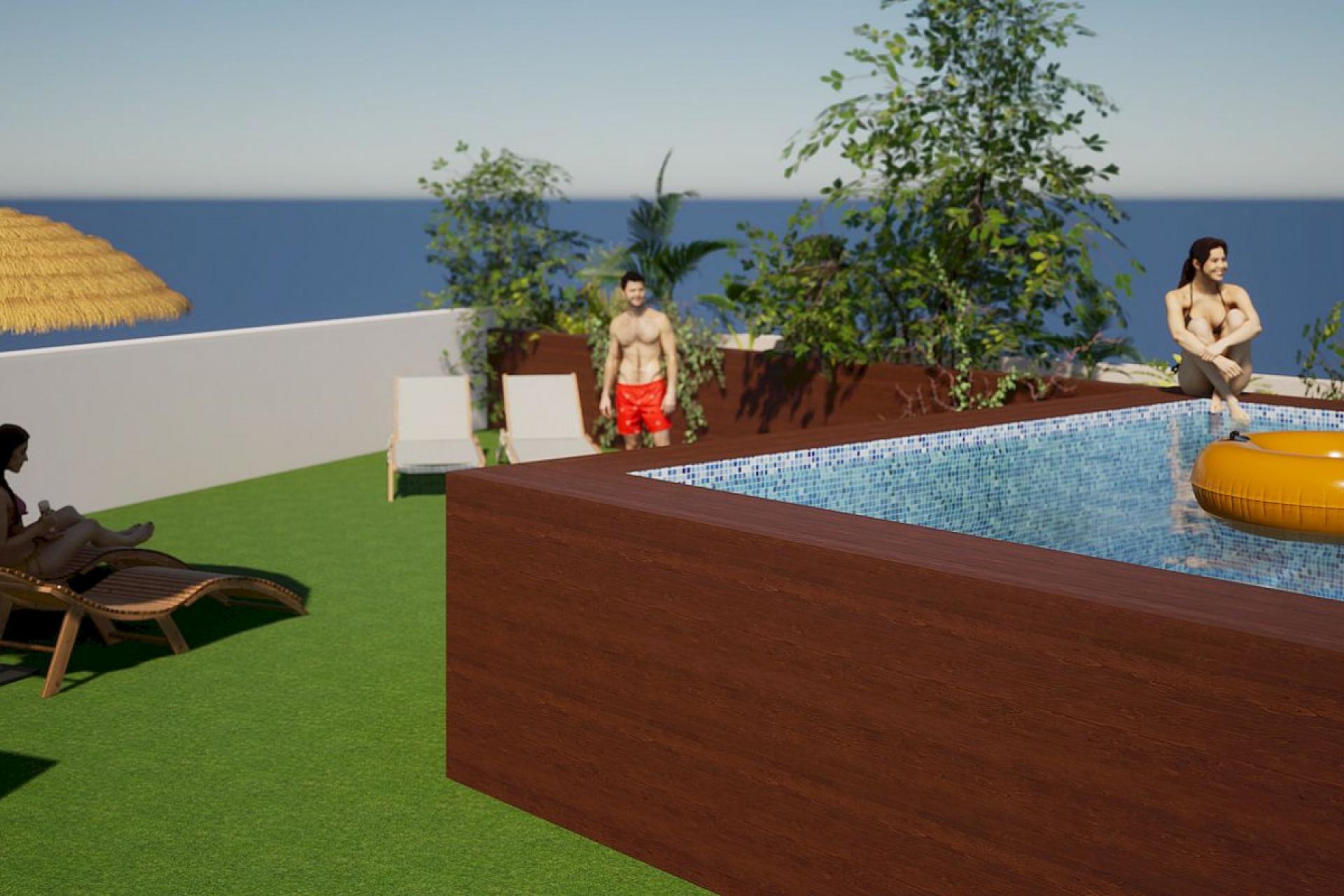 1 bedroom Apartment with terrace in Torrevieja in Medvilla Spanje