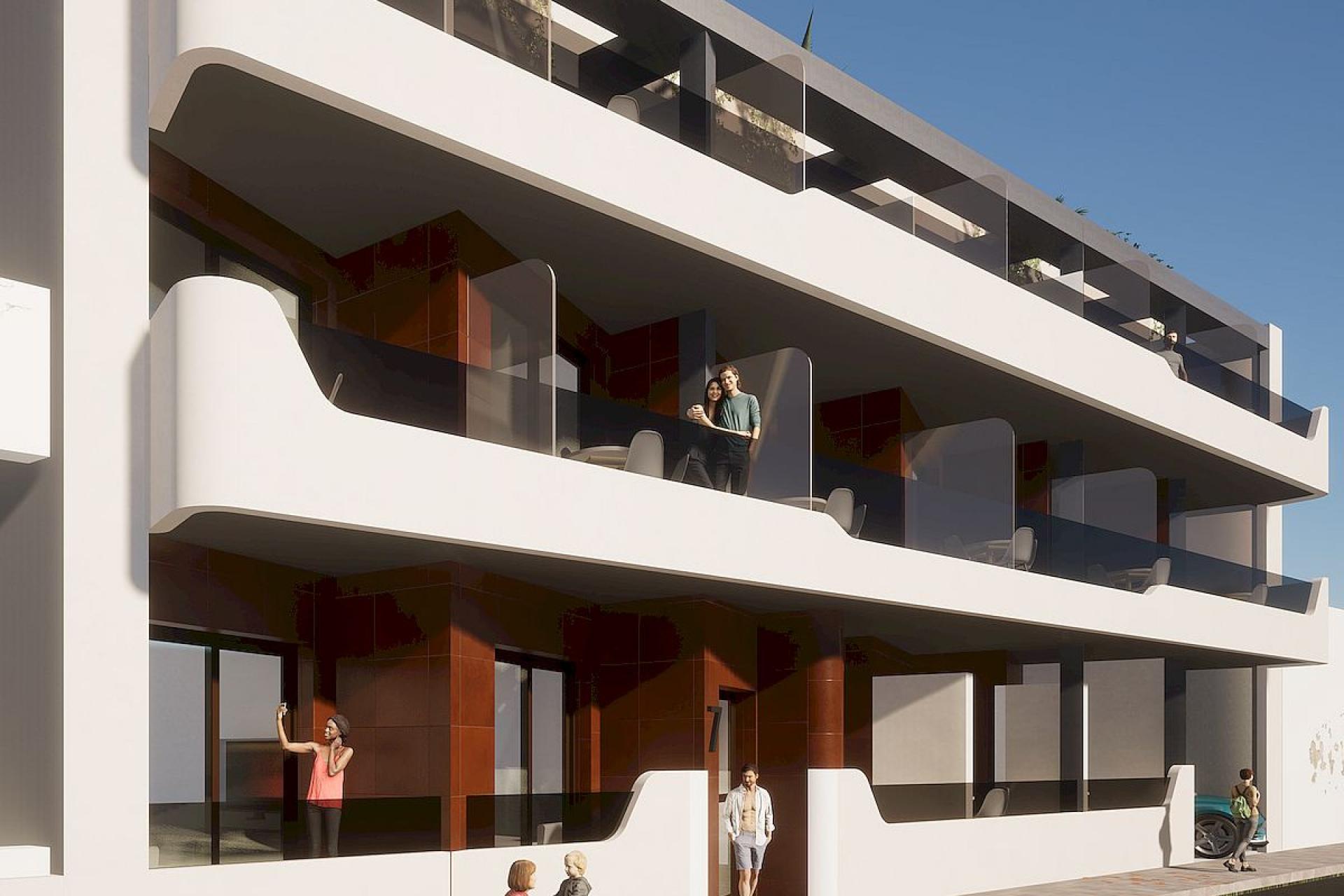 1 bedroom Apartment with terrace in Torrevieja - New build in Medvilla Spanje