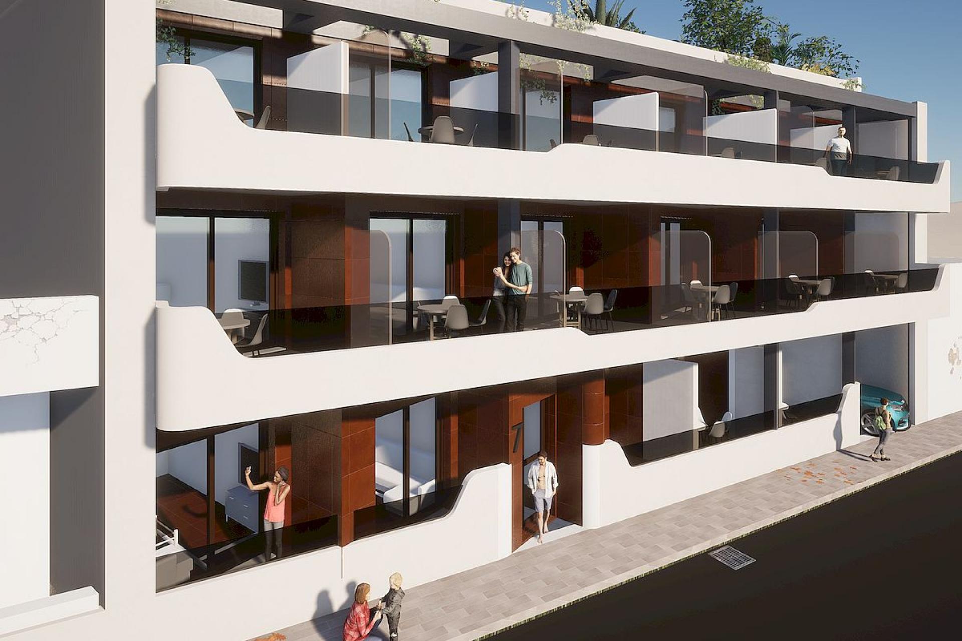 1 bedroom Apartment with terrace in Torrevieja in Medvilla Spanje