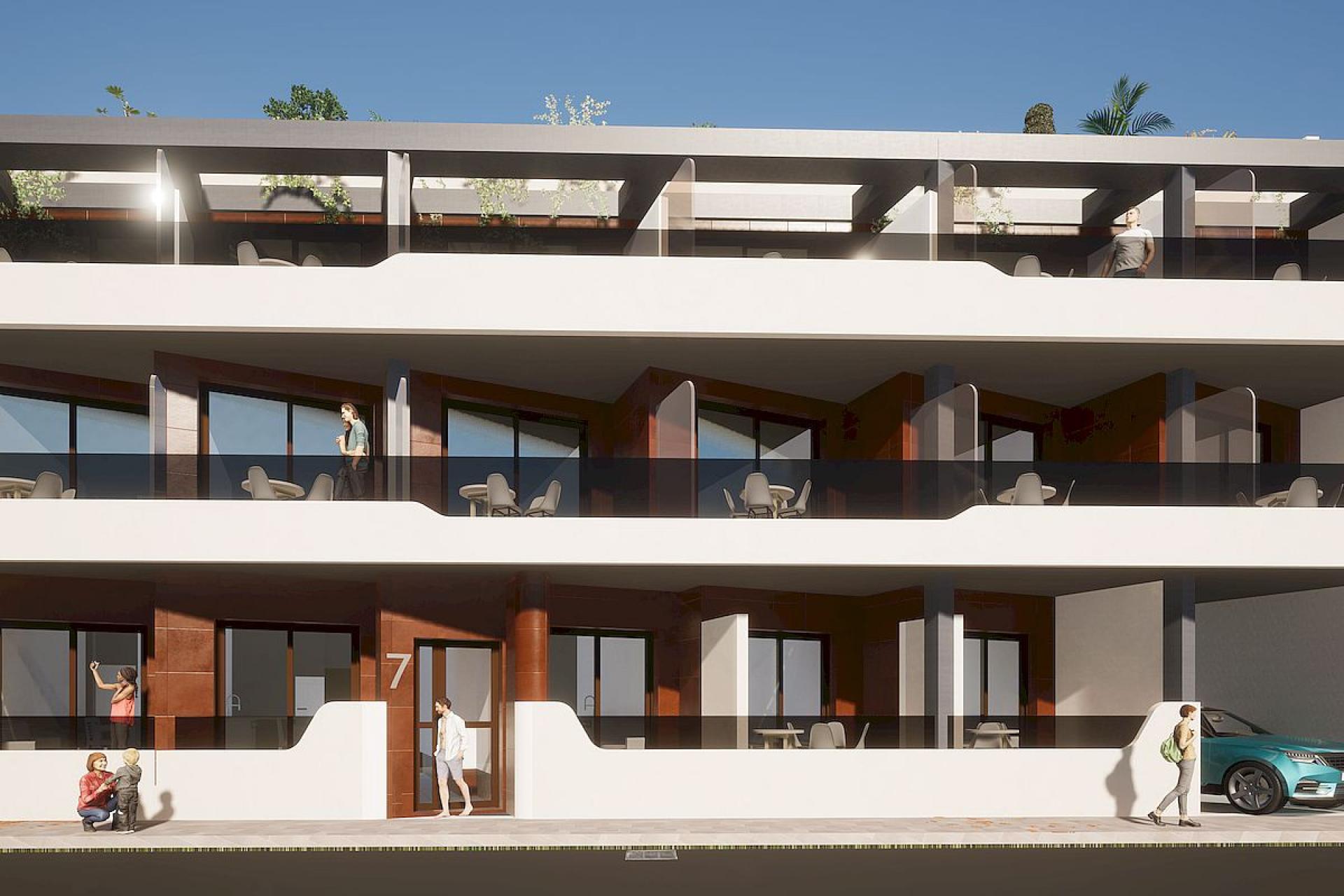 1 bedroom Apartment with terrace in Torrevieja in Medvilla Spanje