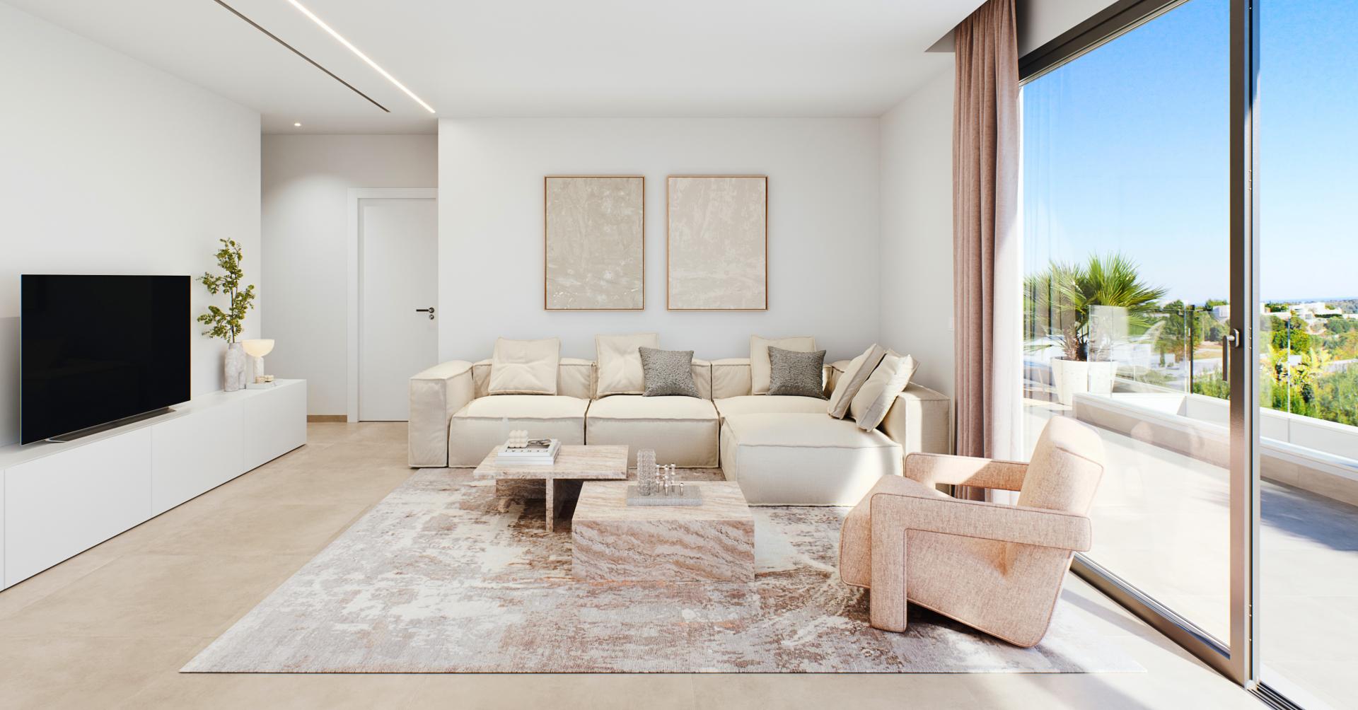 3 bedroom Apartments - solarium in Las Colinas Golf in Medvilla Spanje
