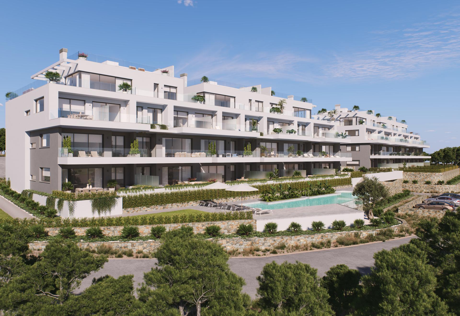 3 bedroom Apartments - solarium in Las Colinas Golf in Medvilla Spanje