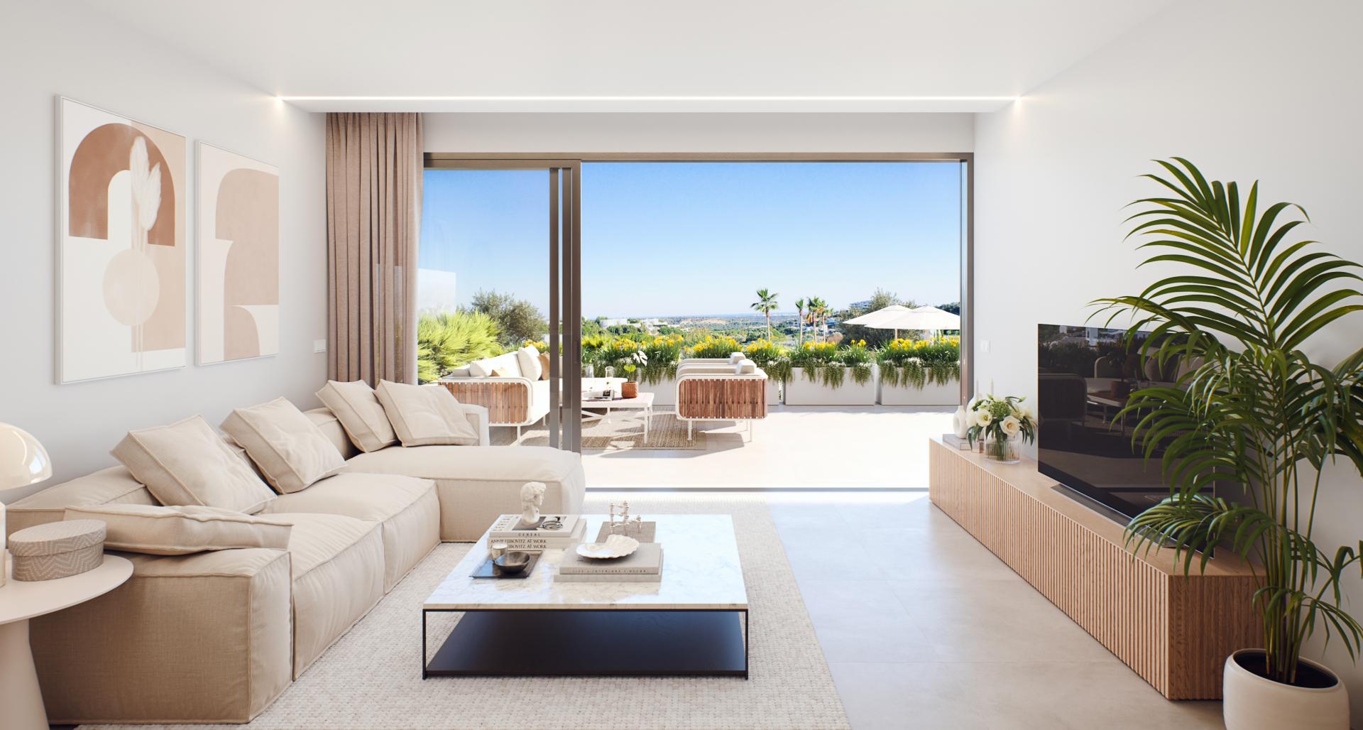 3 bedroom Apartments - solarium in Las Colinas Golf in Medvilla Spanje