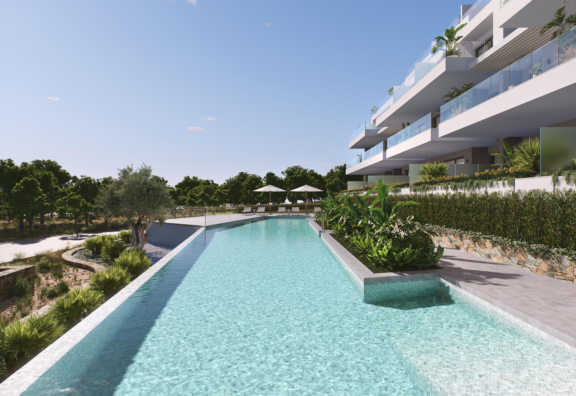 3 bedroom Apartments - solarium in Las Colinas Golf in Medvilla Spanje