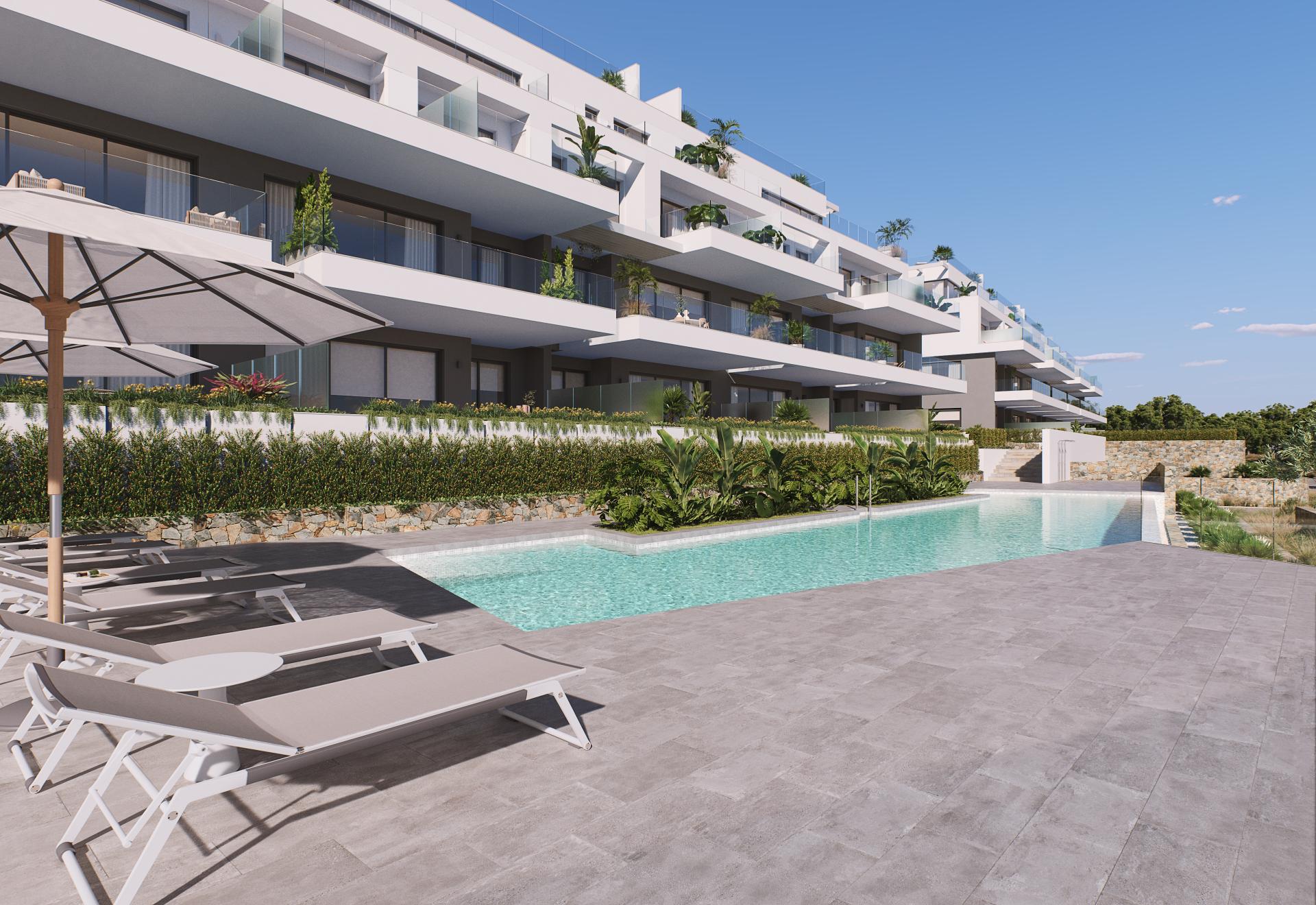 3 bedroom Apartments - solarium in Las Colinas Golf in Medvilla Spanje